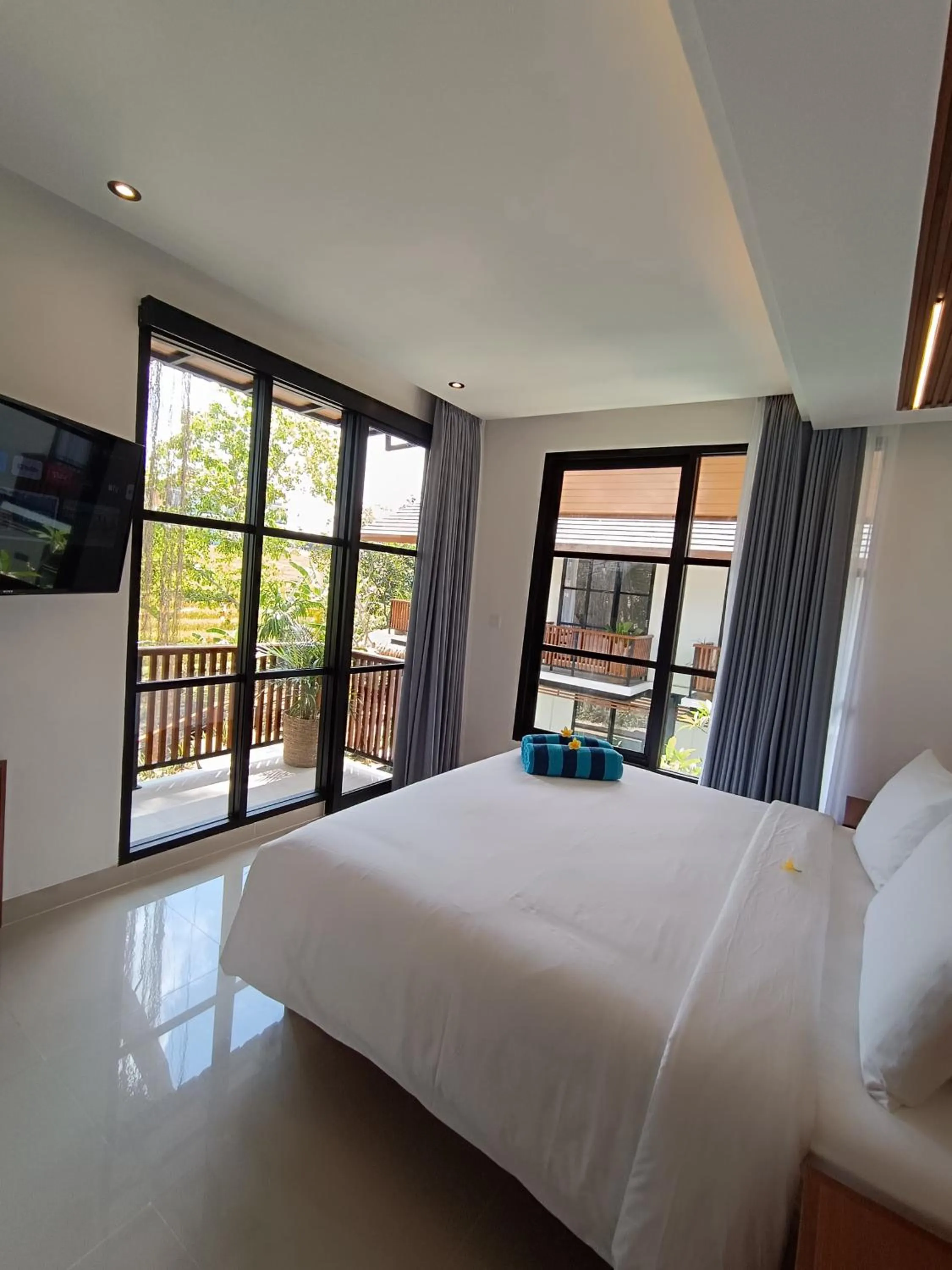 View (from property/room), Bed in Paripadi Studio Canggu