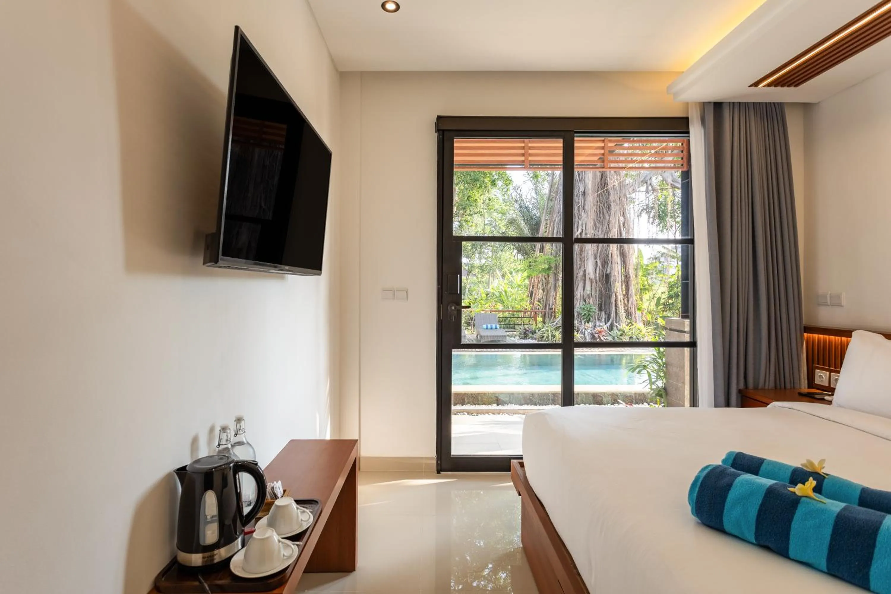 Coffee/tea facilities, Bed in Paripadi Studio Canggu