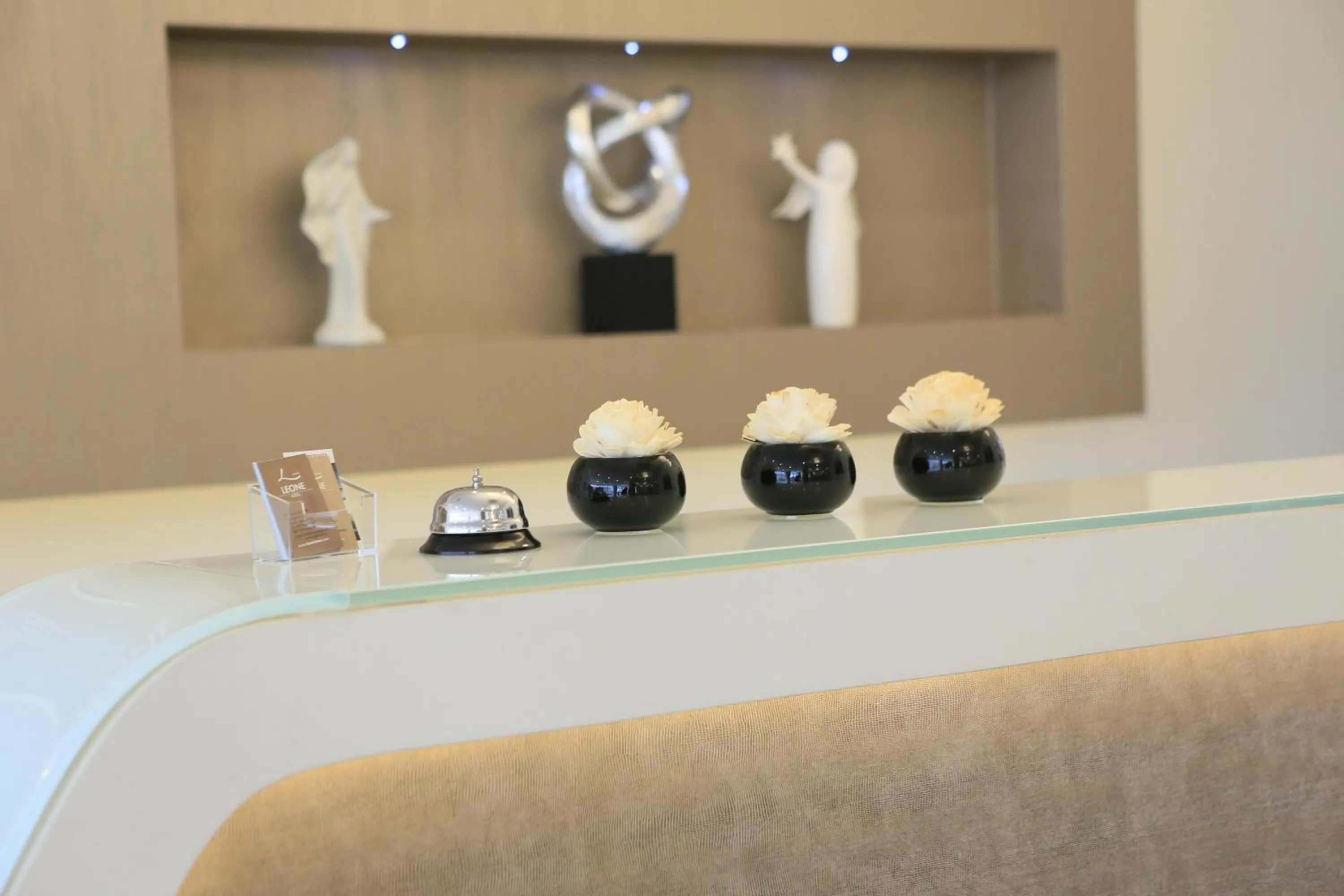 Lobby or reception in Hotel Leone