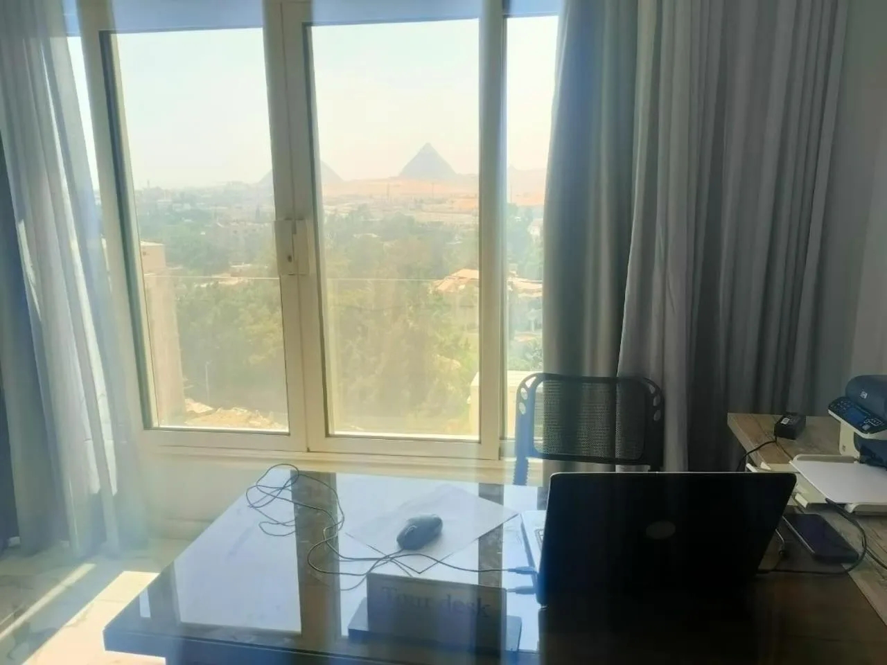 Bed in pyramids grand museum inn