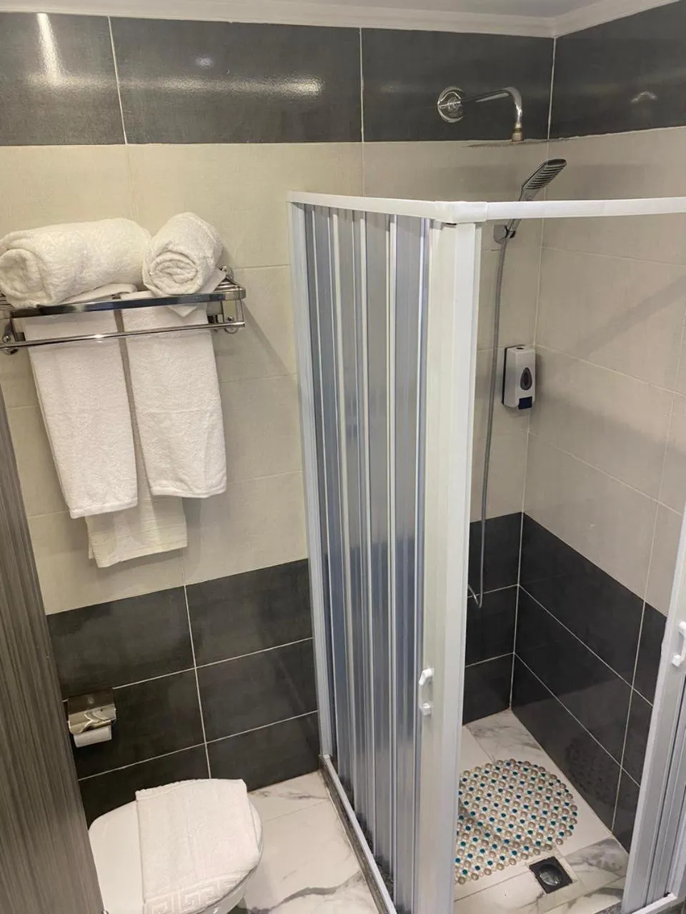 Toilet in pyramids grand museum inn