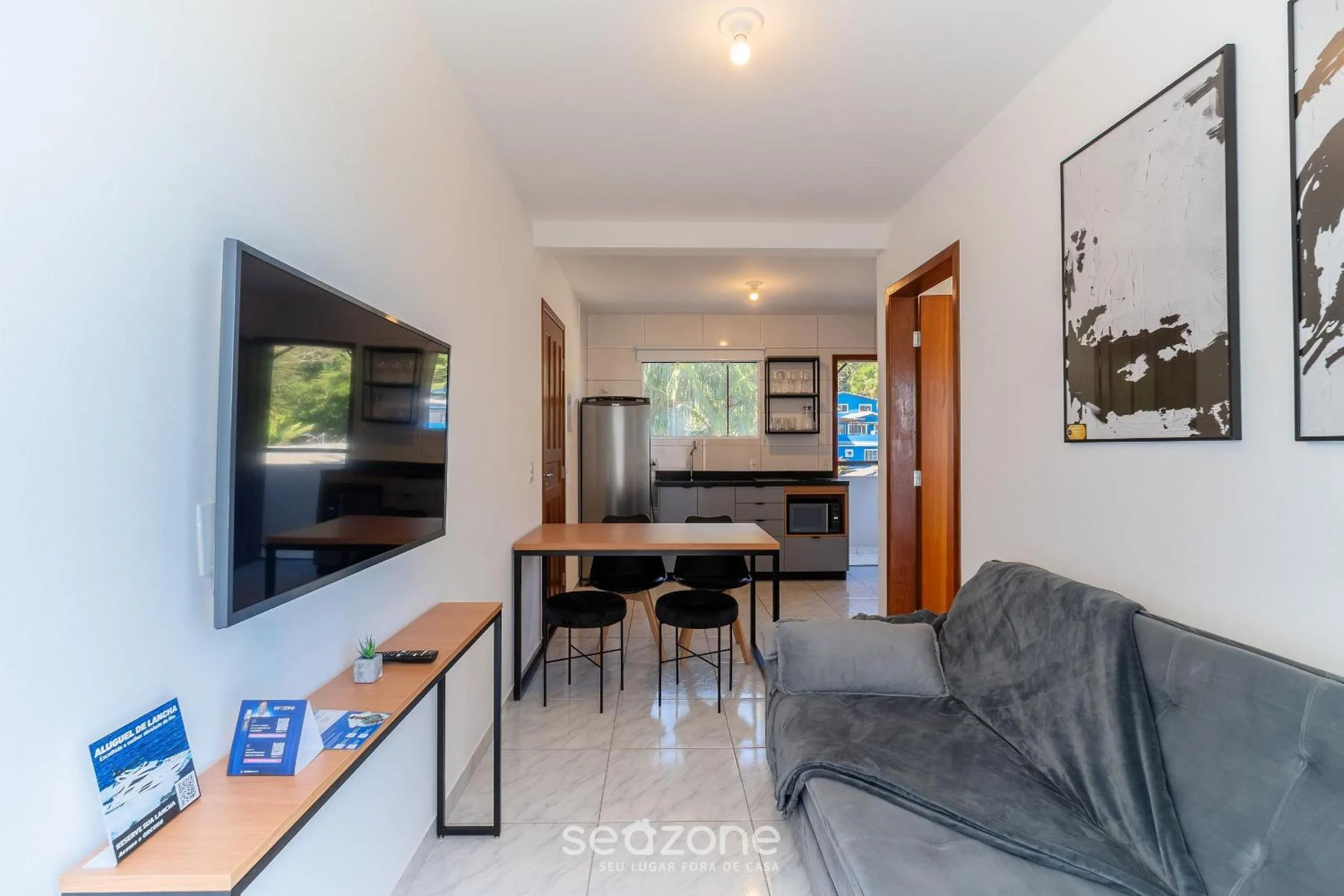 Living room in Apartamentos em Jurerê - JMA