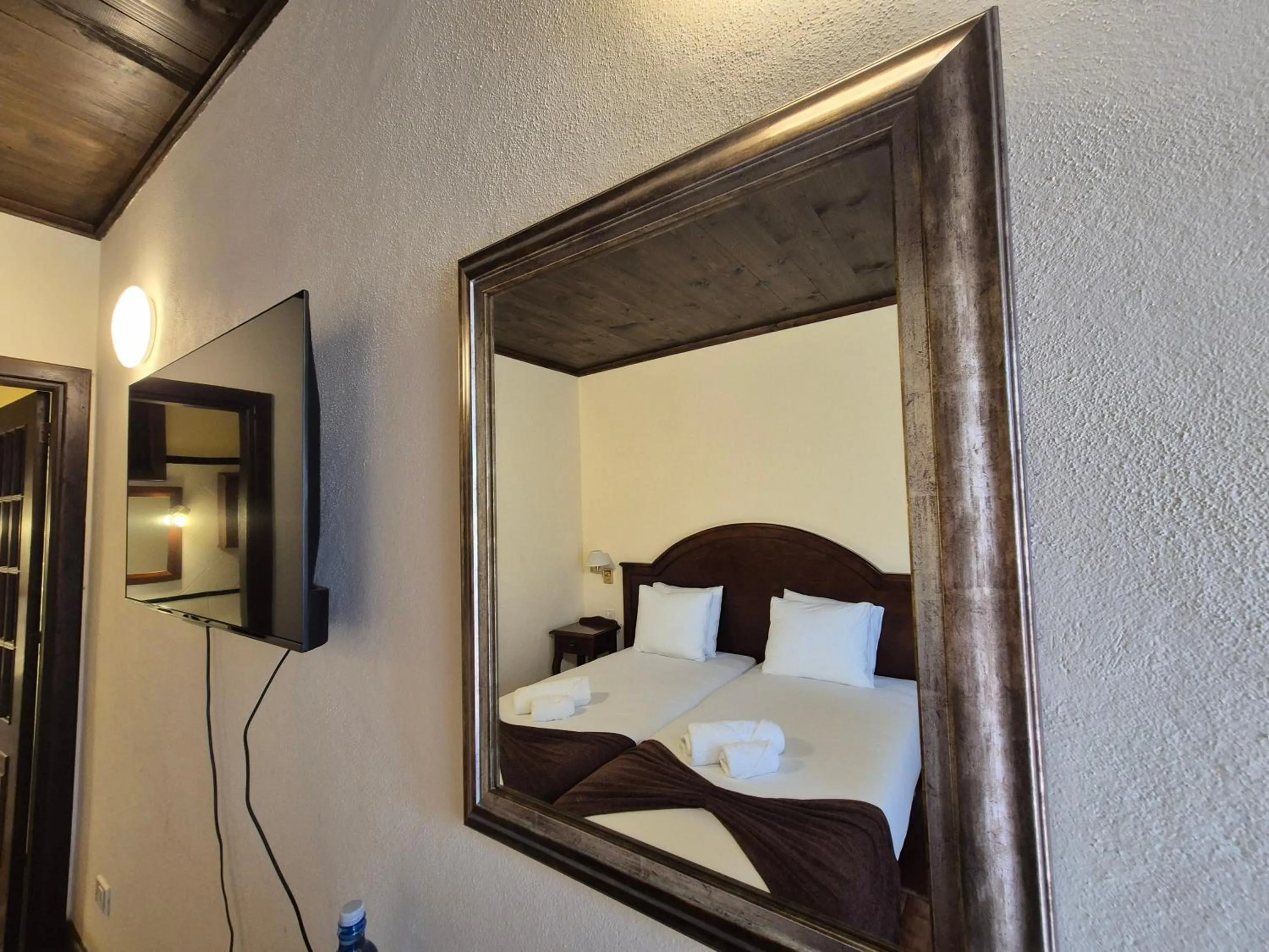 Bed in Tamahuche Hotel Rural