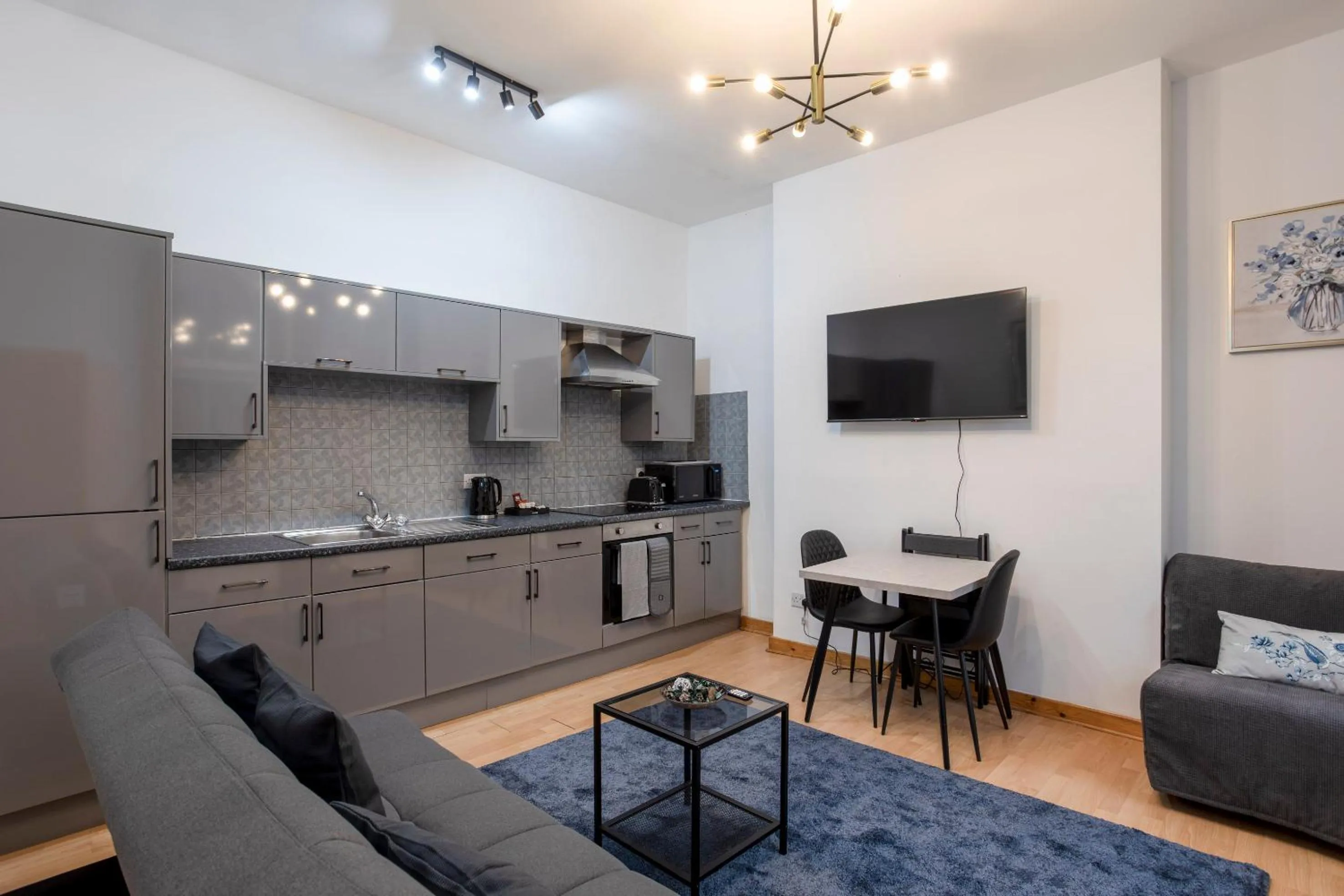 TV and multimedia in Oxford Row Apartments, Leeds City Centre