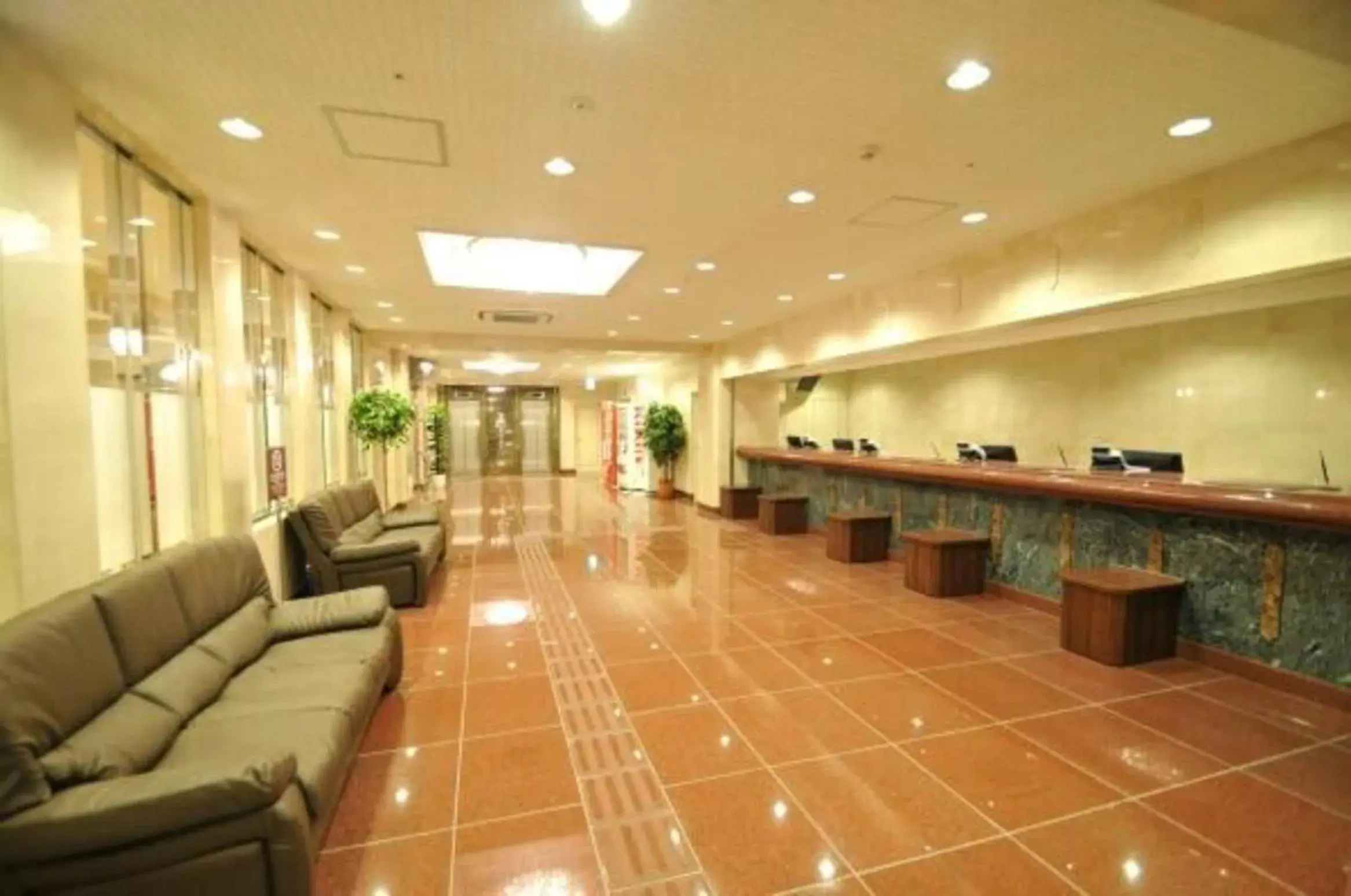 Lobby or reception in Hiroshima Ekimae Universal Hotel Lobby or reception in Hiroshima Ekimae Universal Hotel