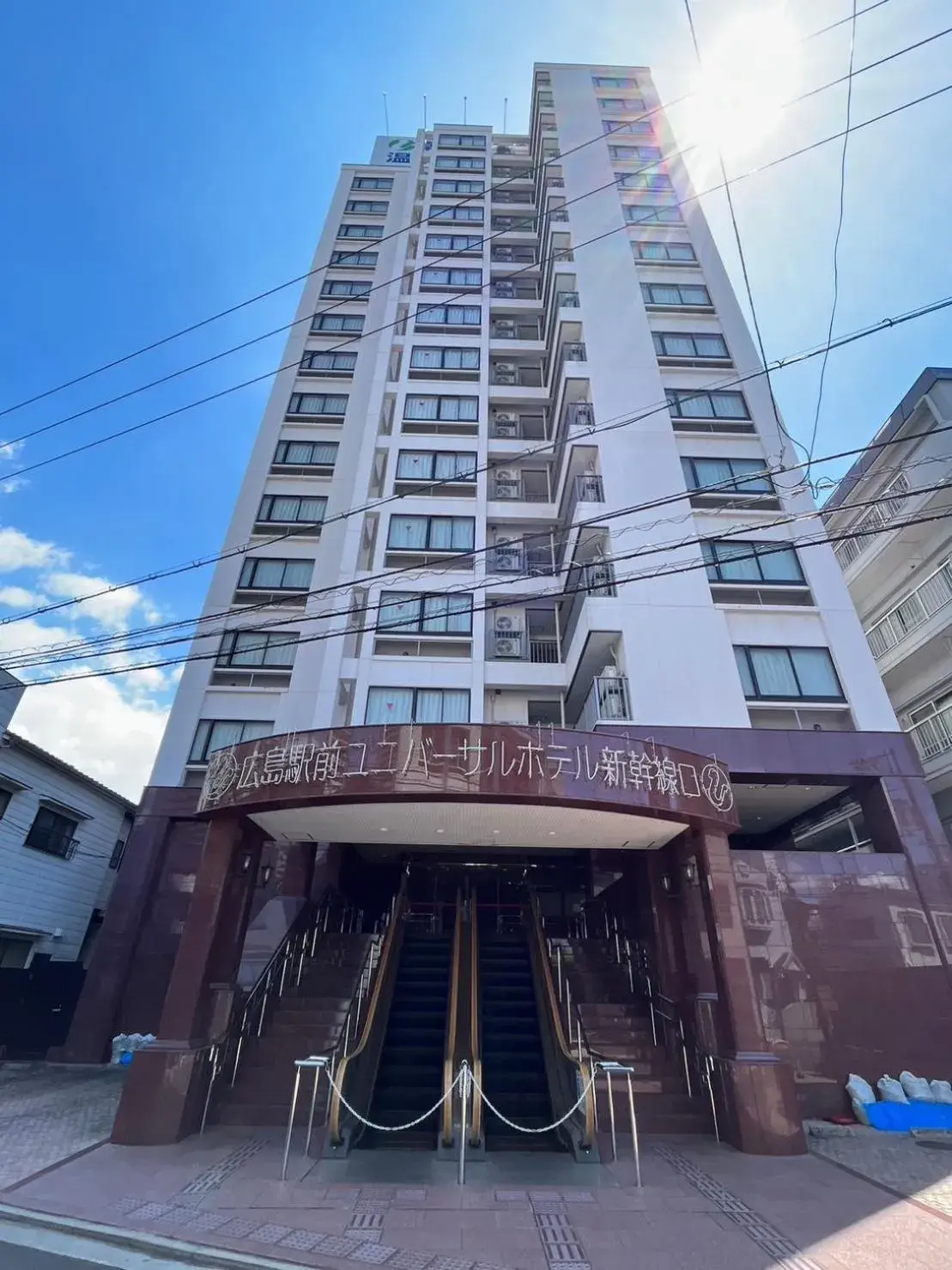 Property building in Hiroshima Ekimae Universal Hotel Property building in Hiroshima Ekimae Universal Hotel