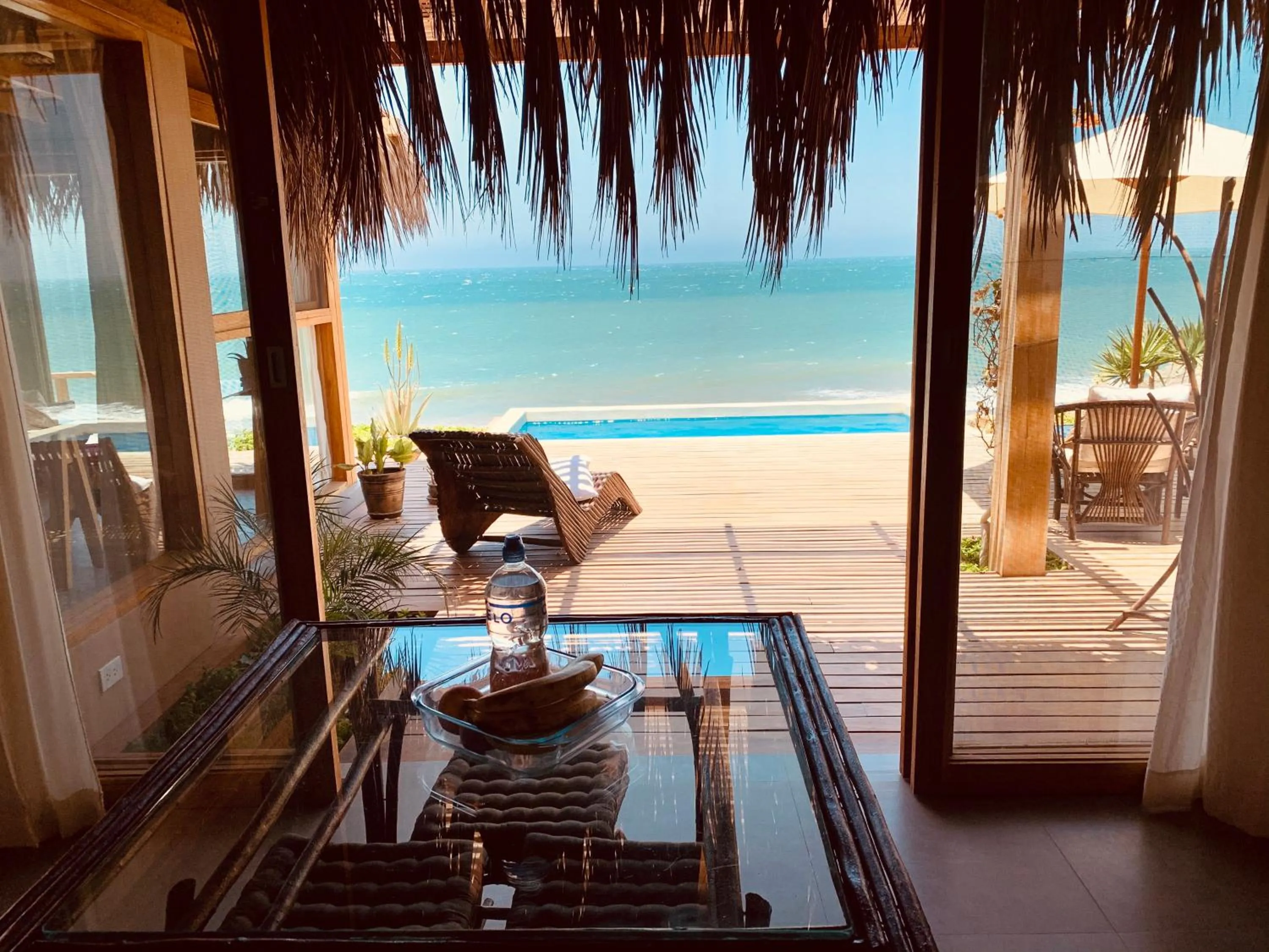 Dining area in La Playa