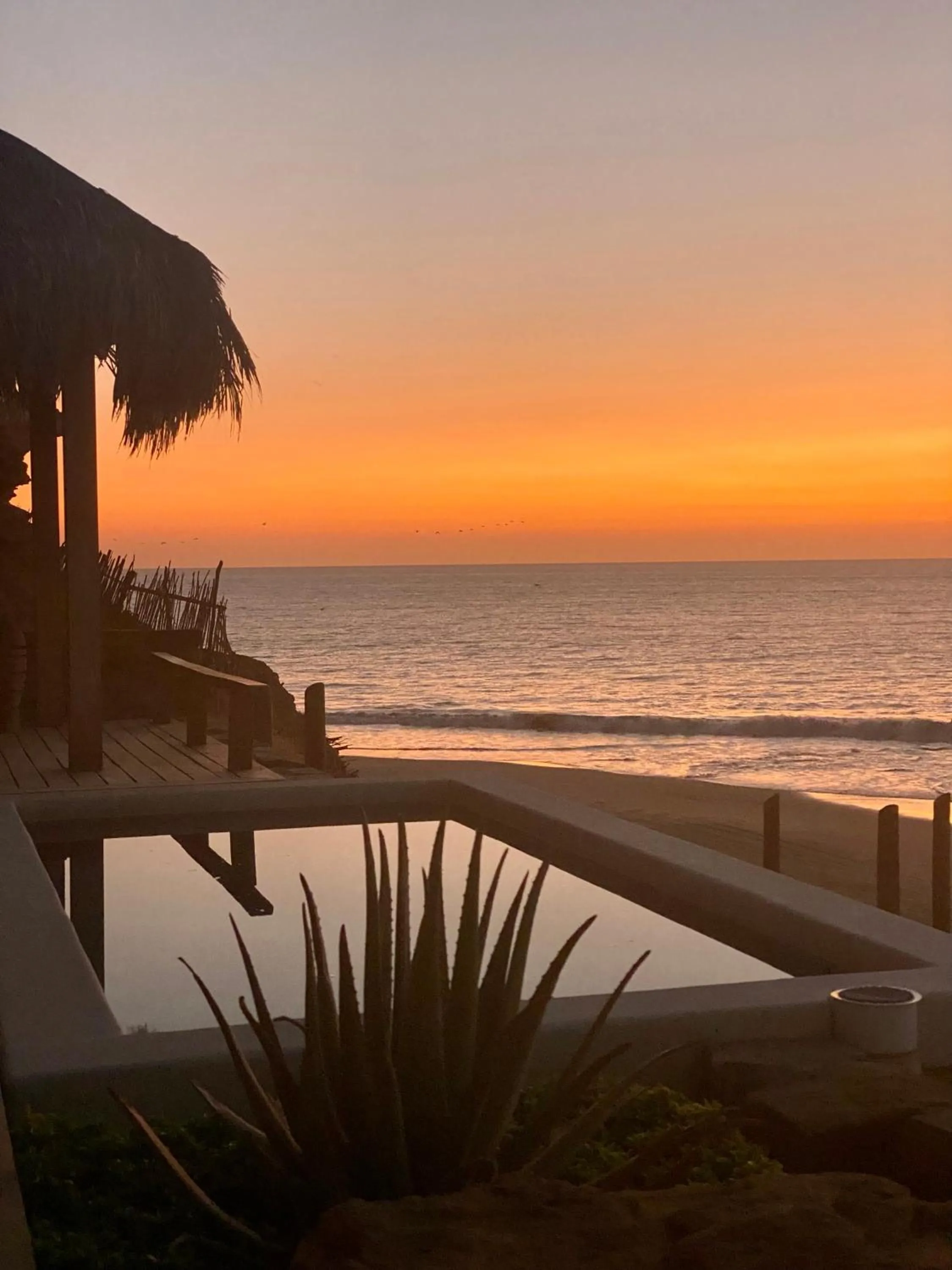Pool view in La Playa