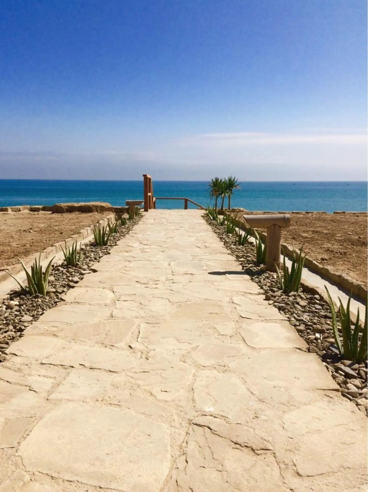 Natural landscape in La Playa