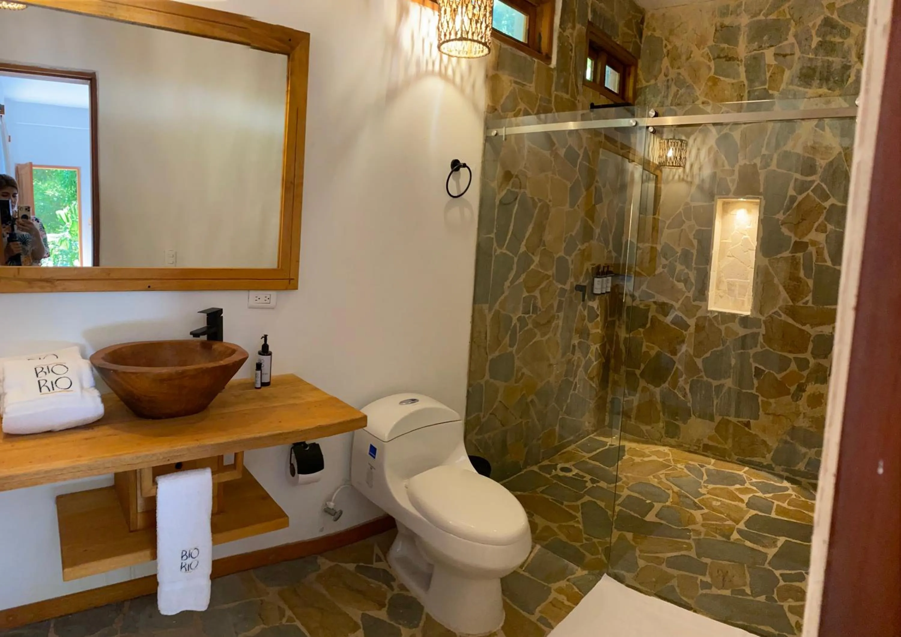 Shower in Bio Rio Hotel