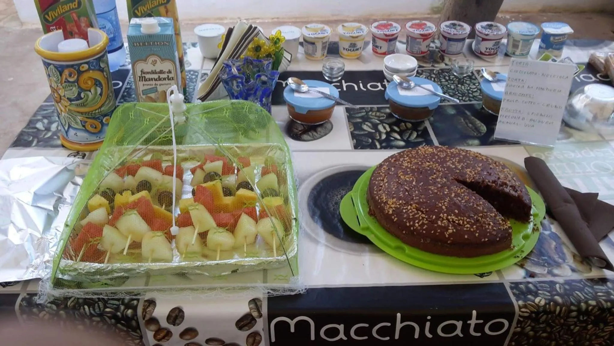 Food and drinks in L'Ulivo di Lu