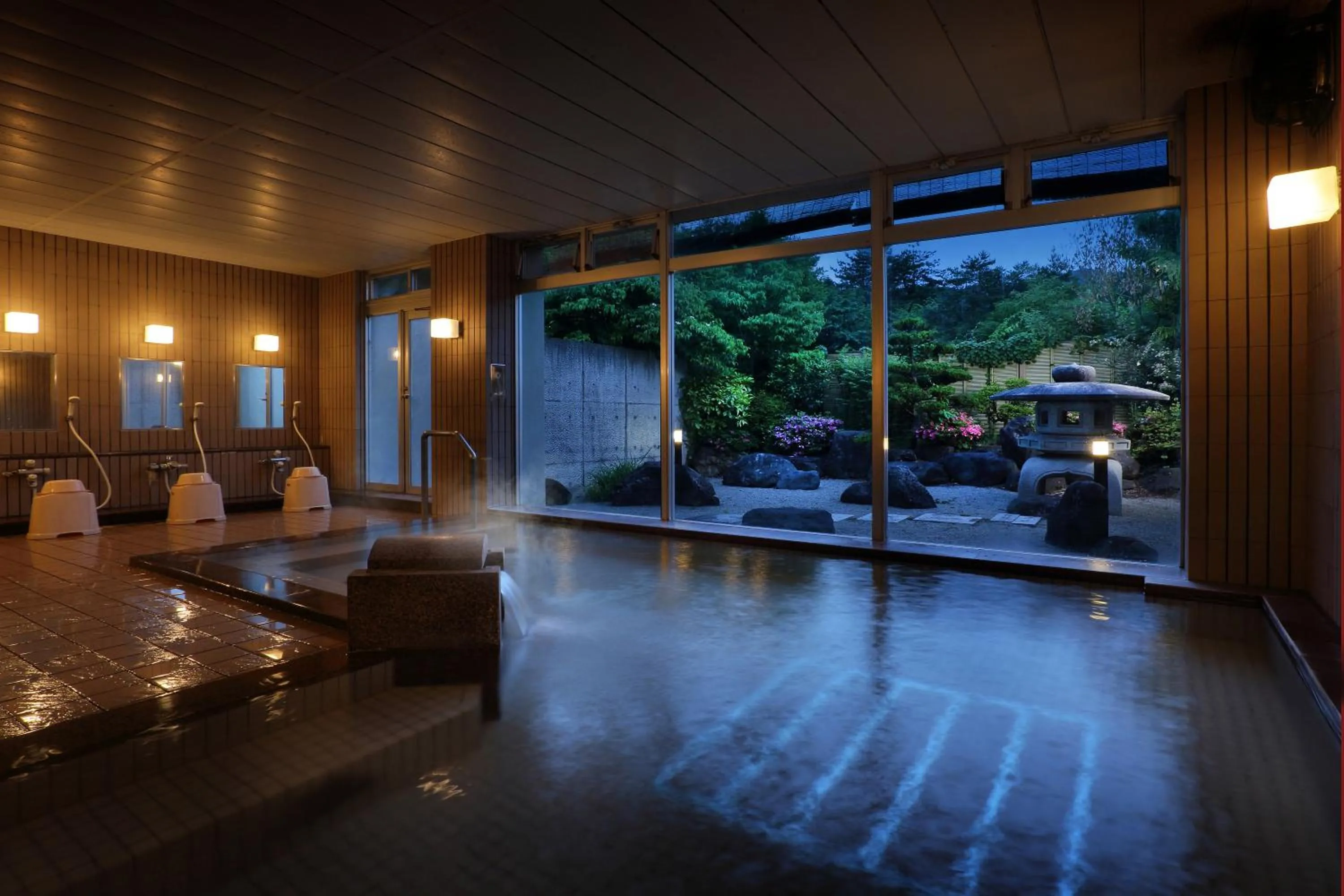 Hot Spring Bath in Annex Fujiya Ryokan