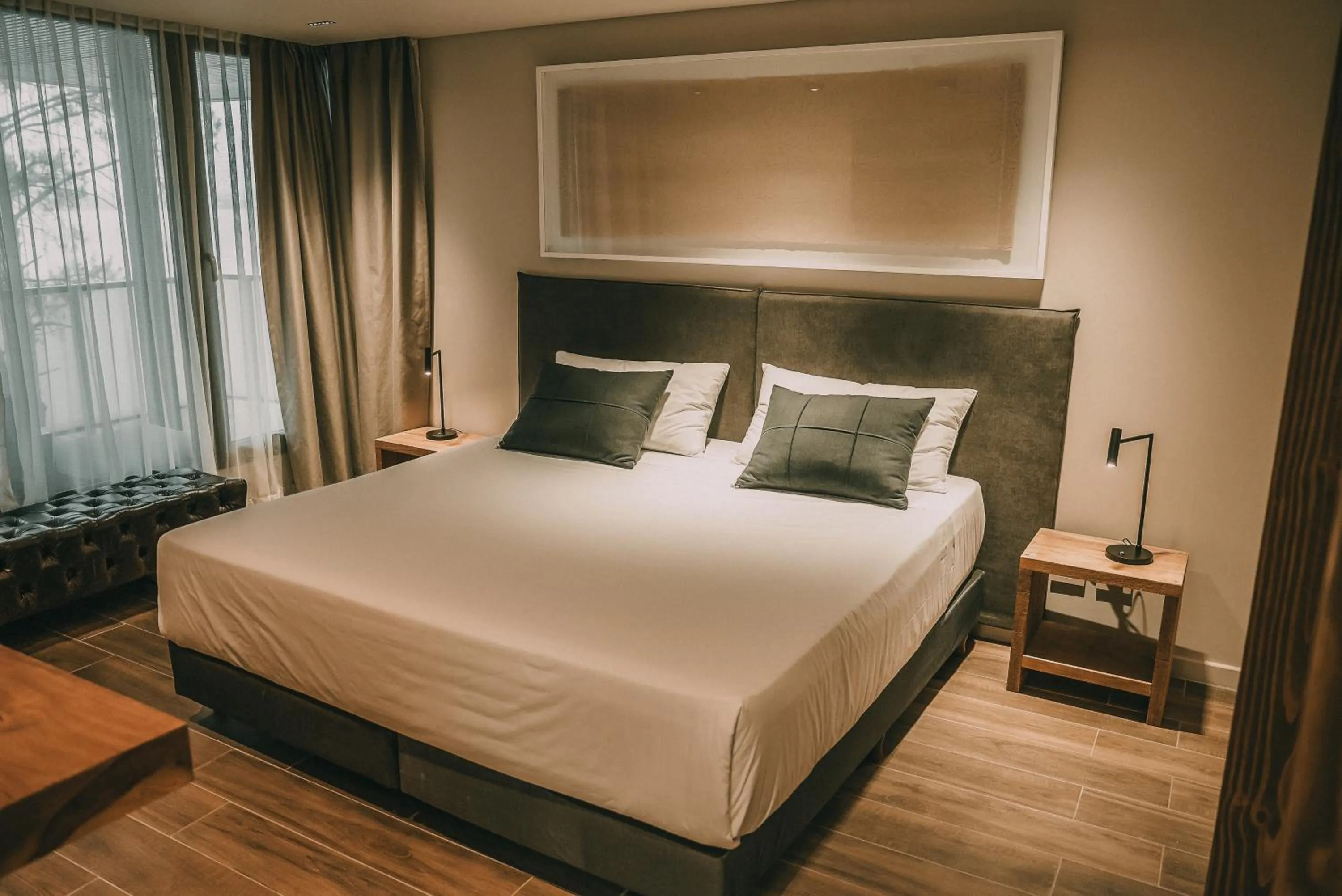 Bed in Get Hotel Molvento, AKEN SOUL Collection