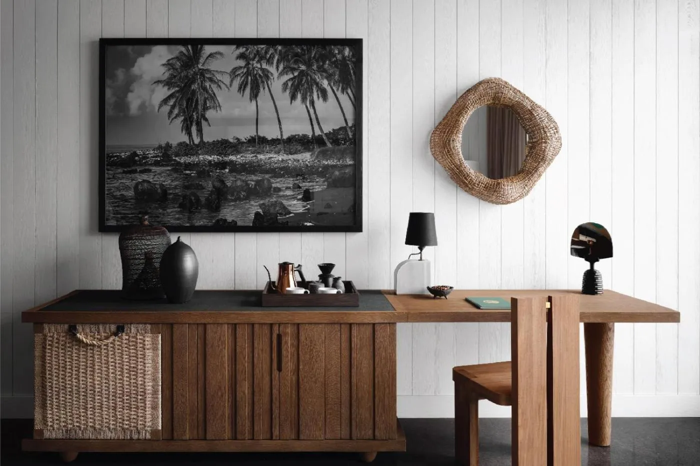 Decorative detail in Kona Village A Rosewood Resort