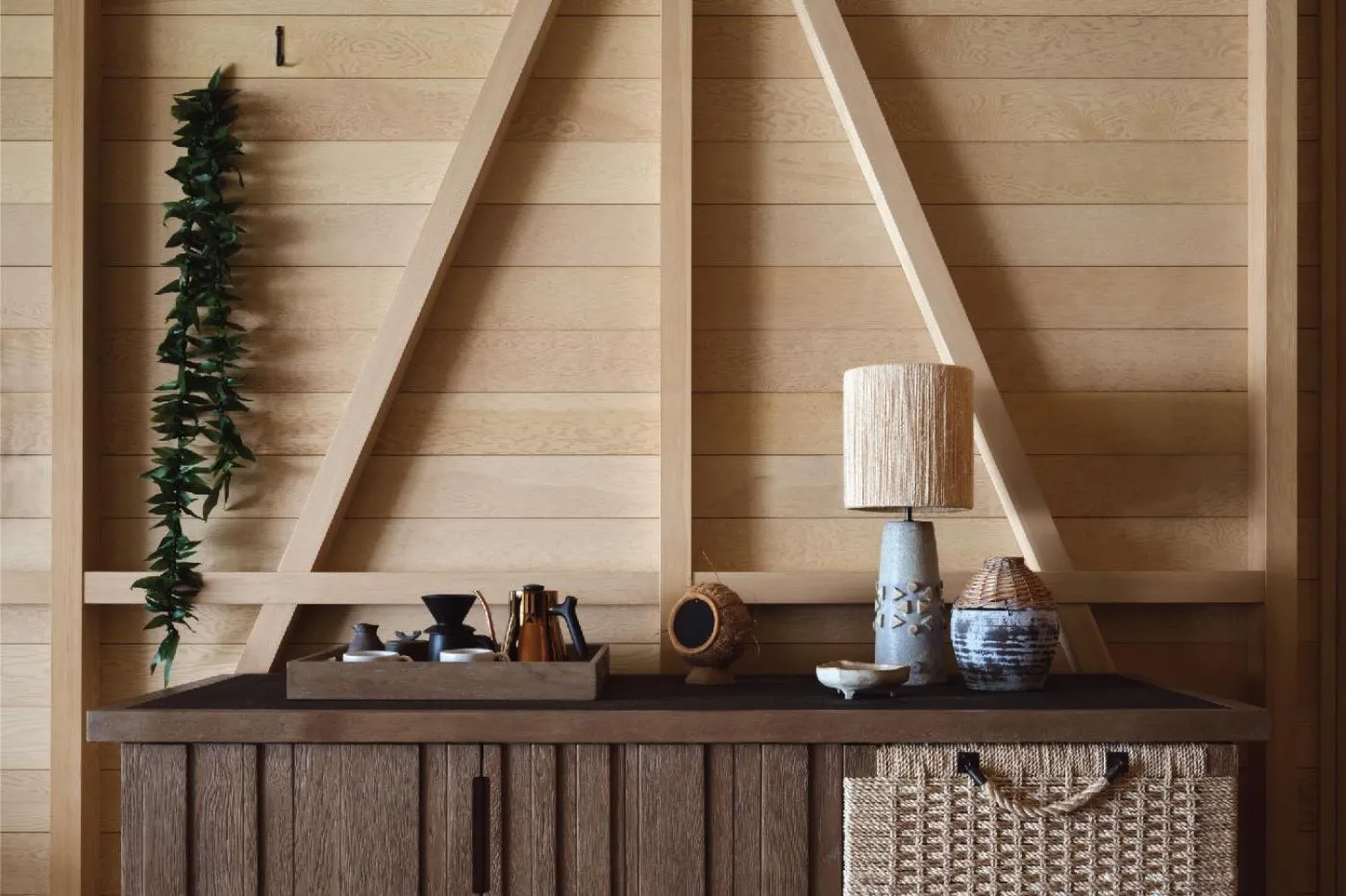 Decorative detail in Kona Village A Rosewood Resort