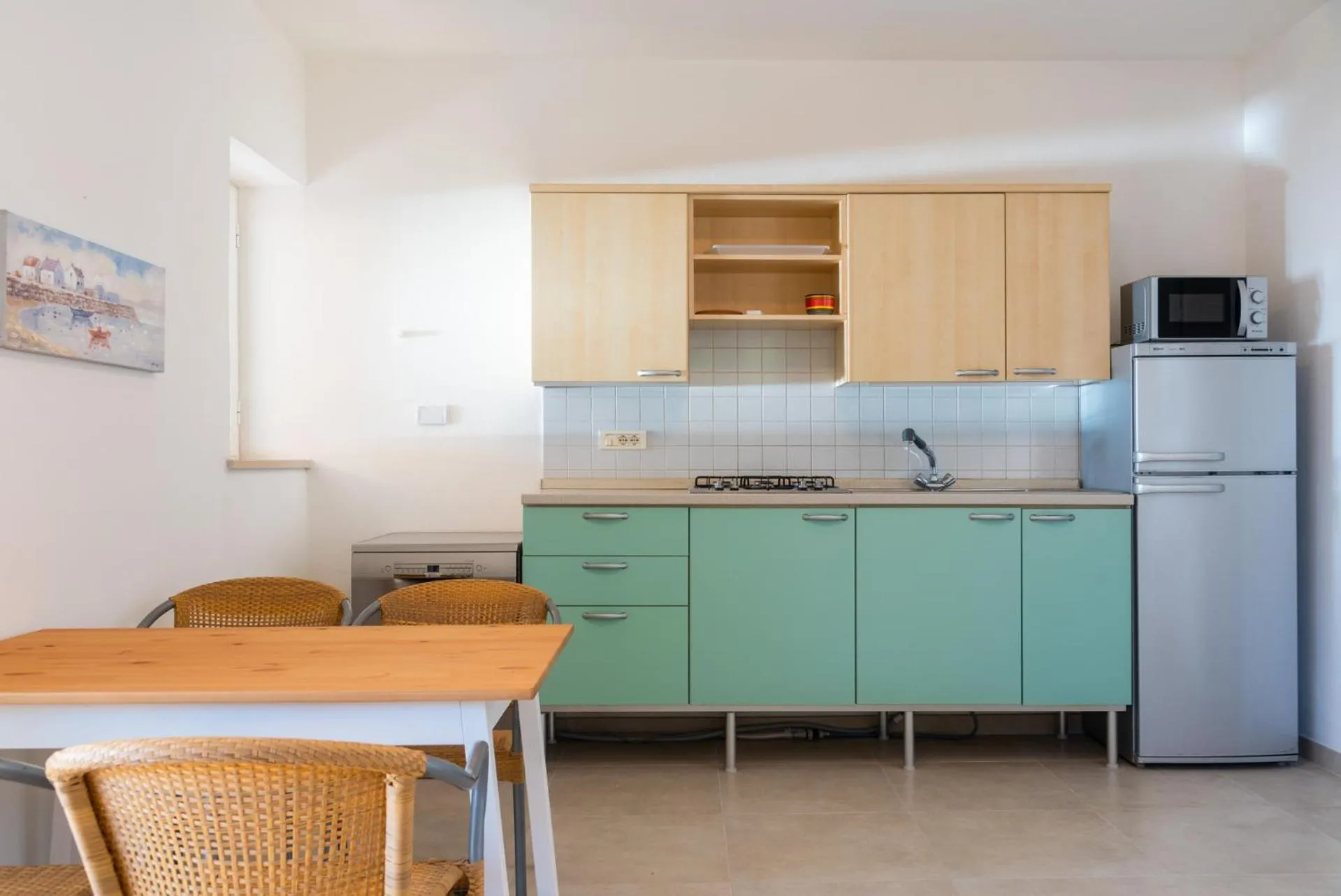 Kitchen or kitchenette in Appartamenti Panorama