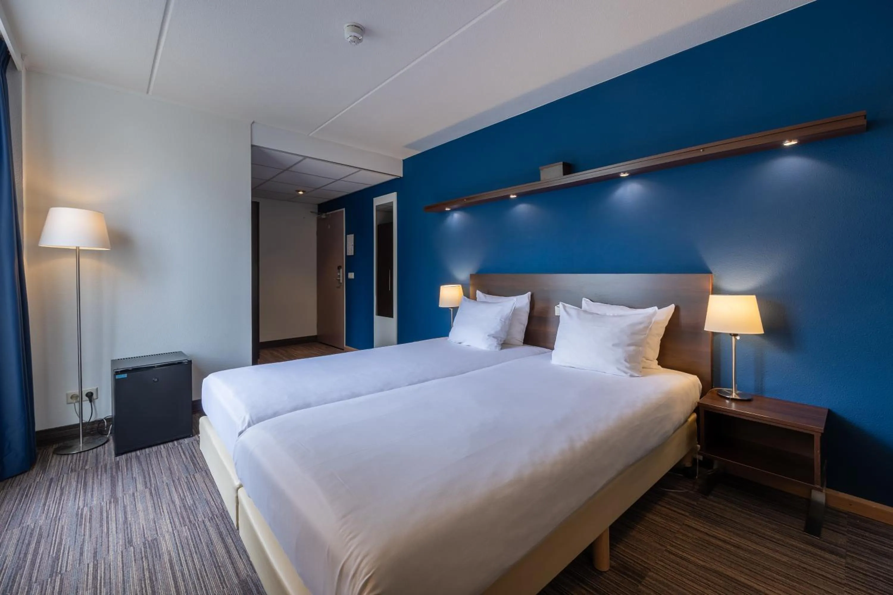 Bedroom, Bed in Amrâth Hotel Media Park Hilversum