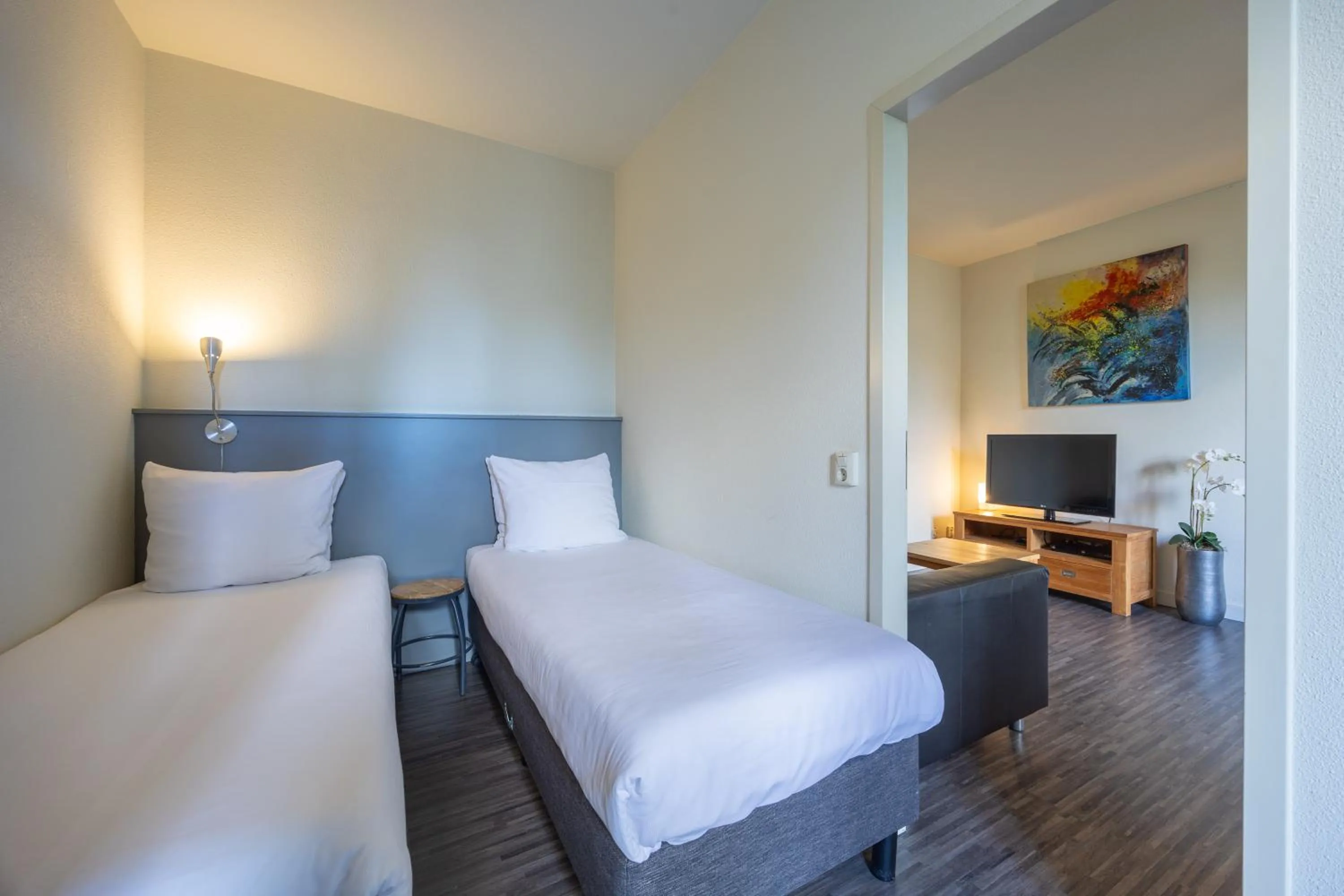 Bedroom, Bed in Amrâth Hotel Media Park Hilversum