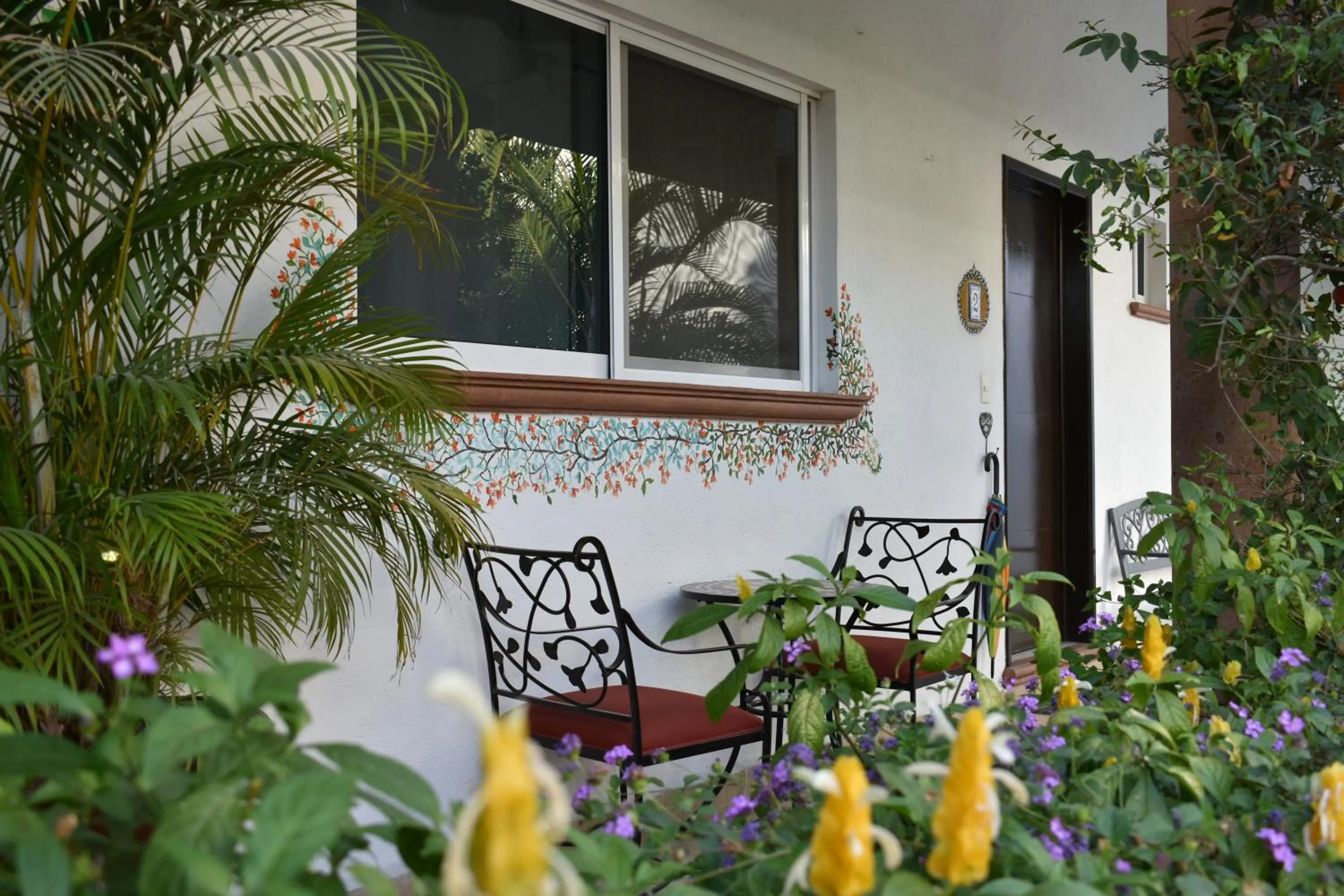 Garden view in Villa Mont