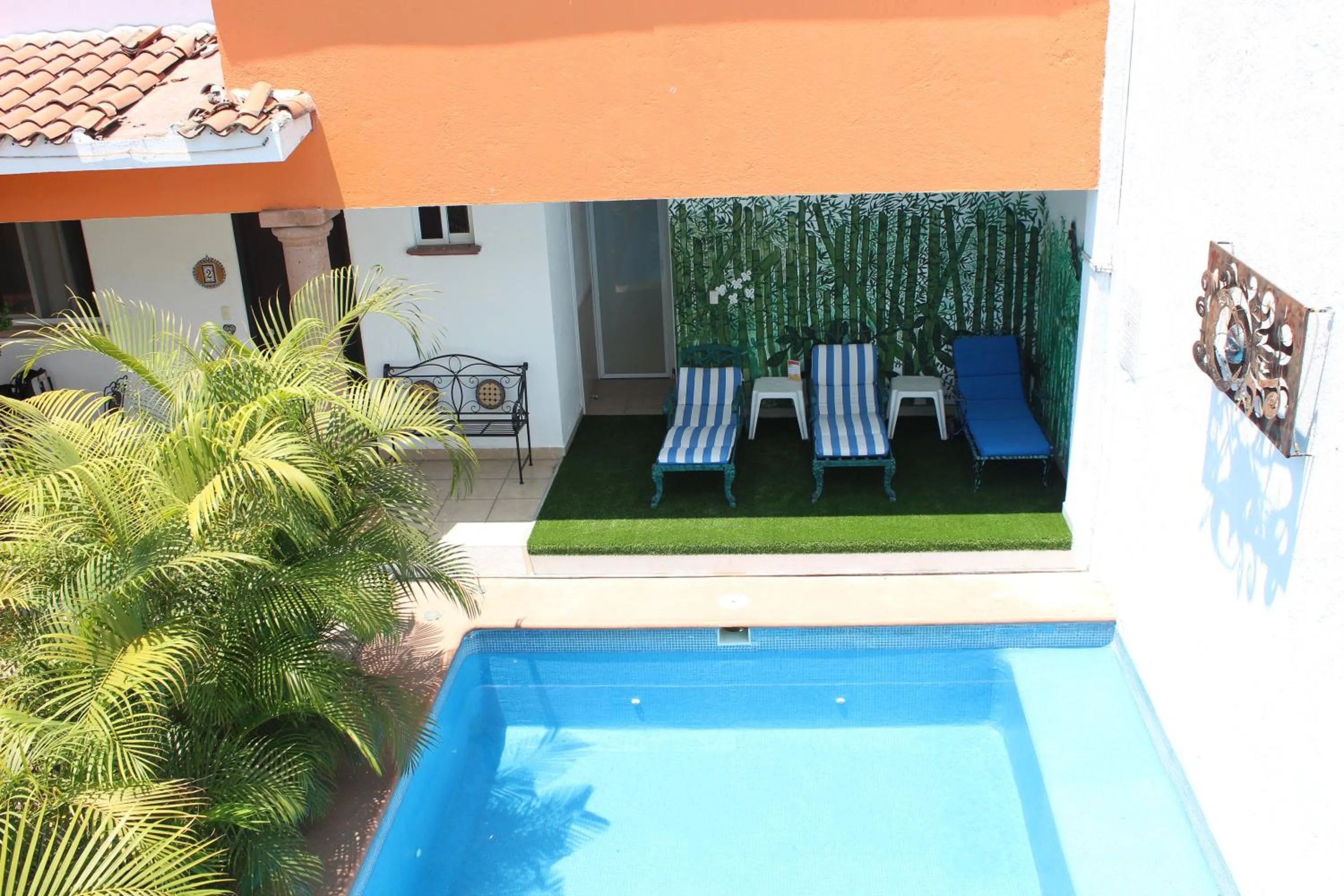Pool view in Villa Mont