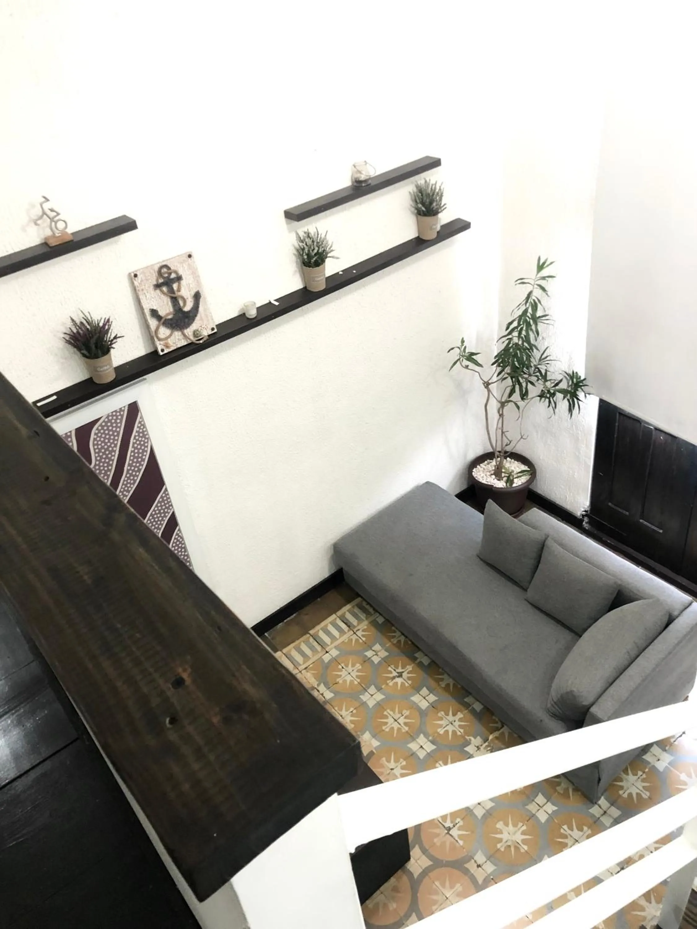 Seating area in MOKA HOUSE