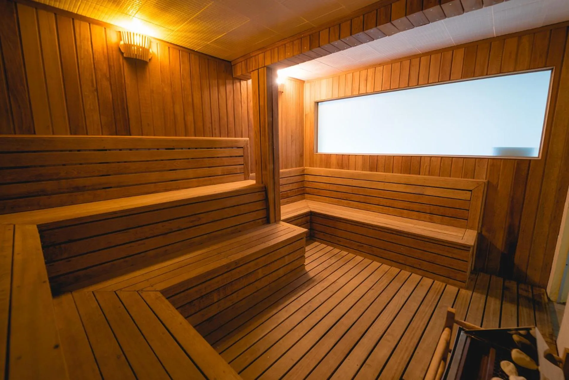 Steam room in Hotel Morro dos Conventos