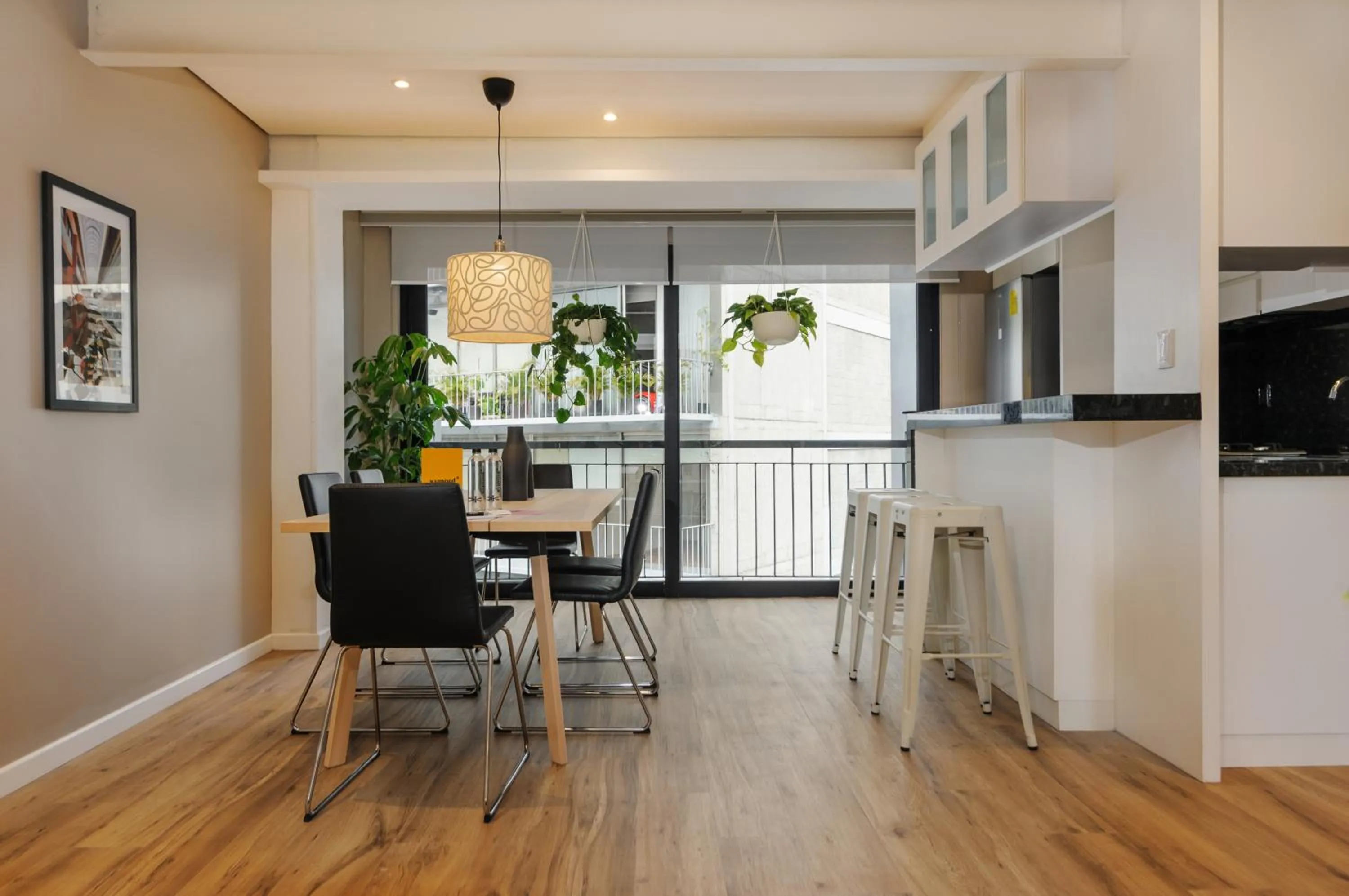 Dining area in Nuevo Leon 155 by Wynwood House