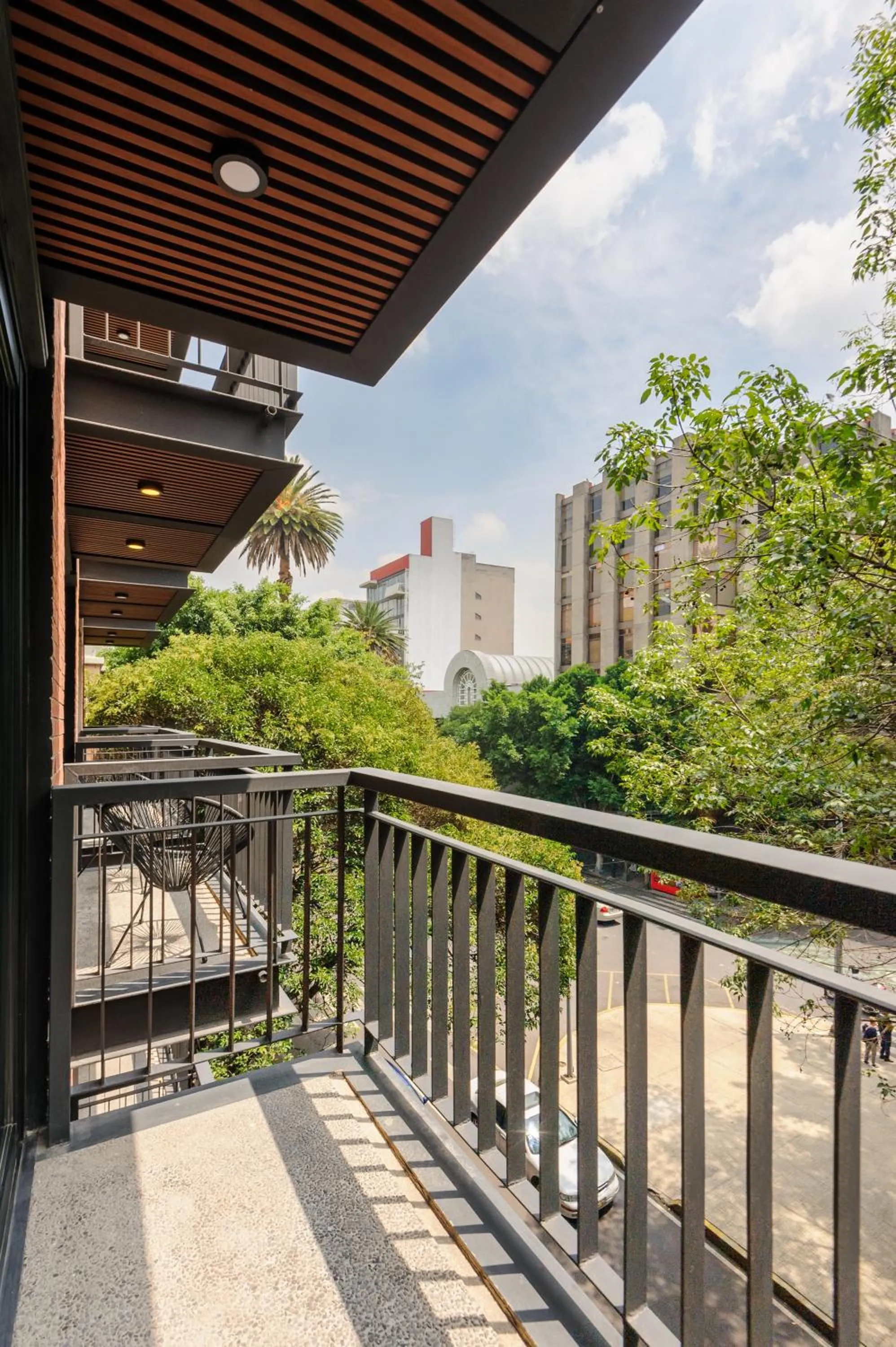 Balcony/Terrace in Nuevo Leon 155 by Wynwood House