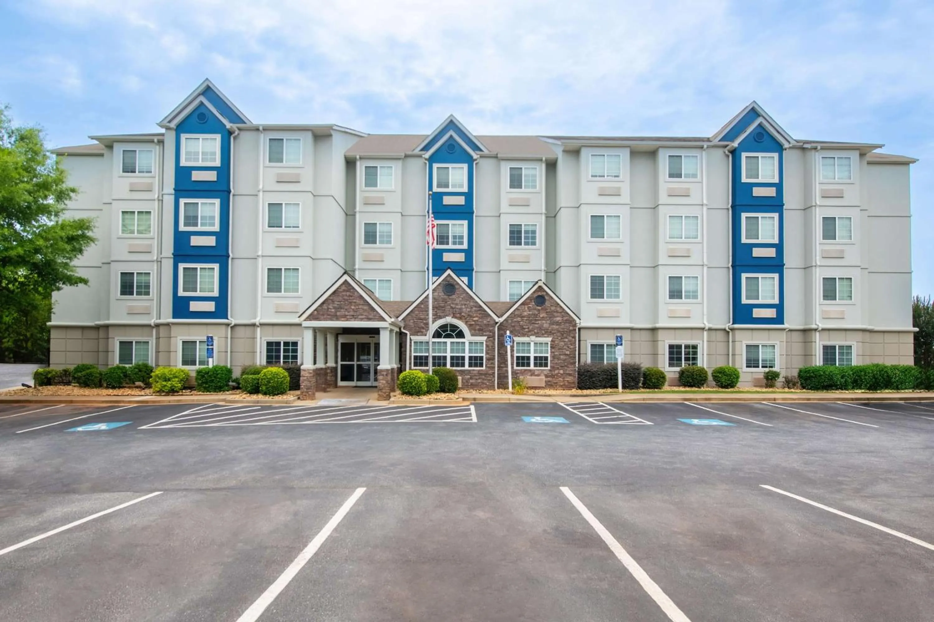 Property building in Microtel Inn and Suites by Wyndham Anderson SC