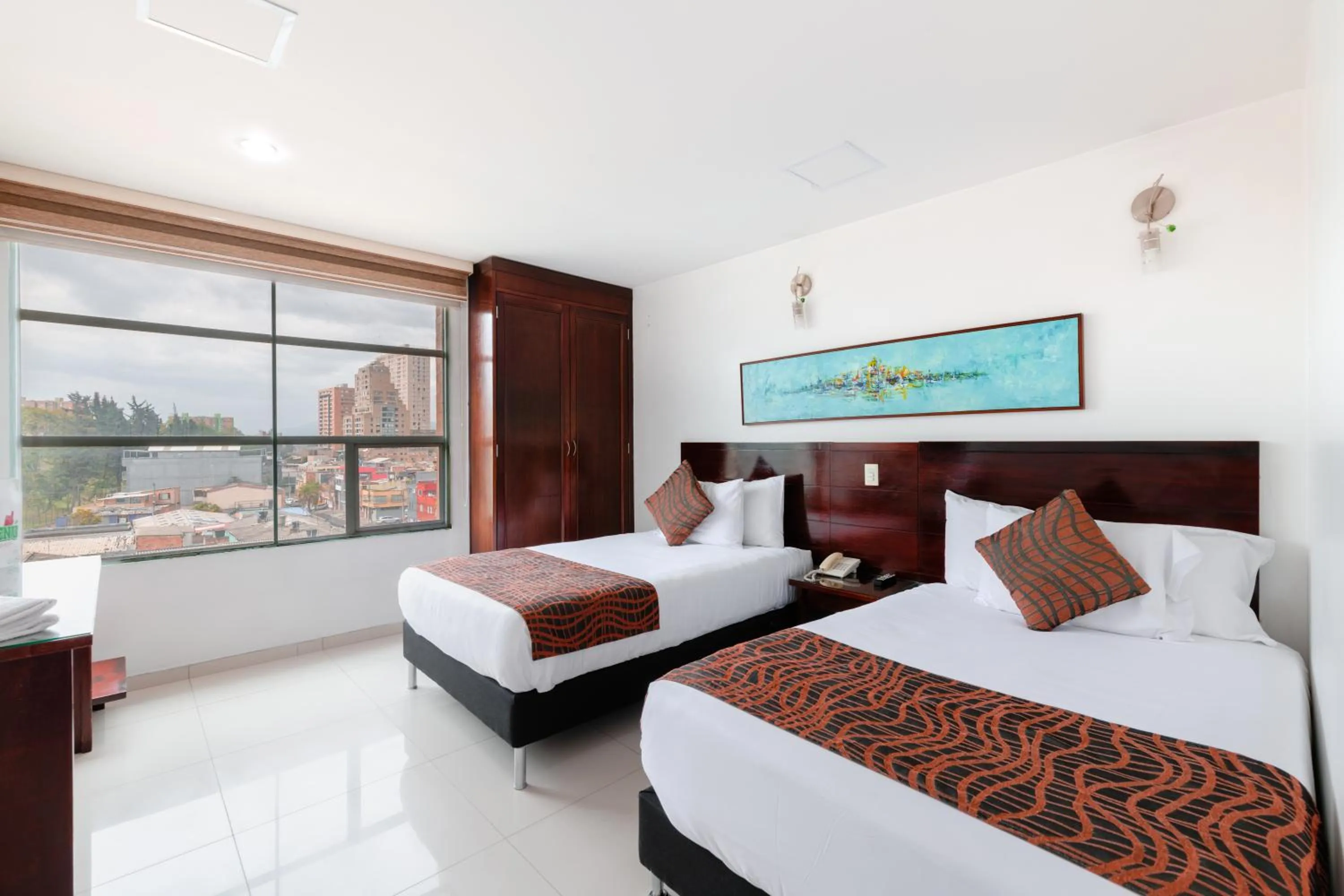 Bed in Hotel Parque 63