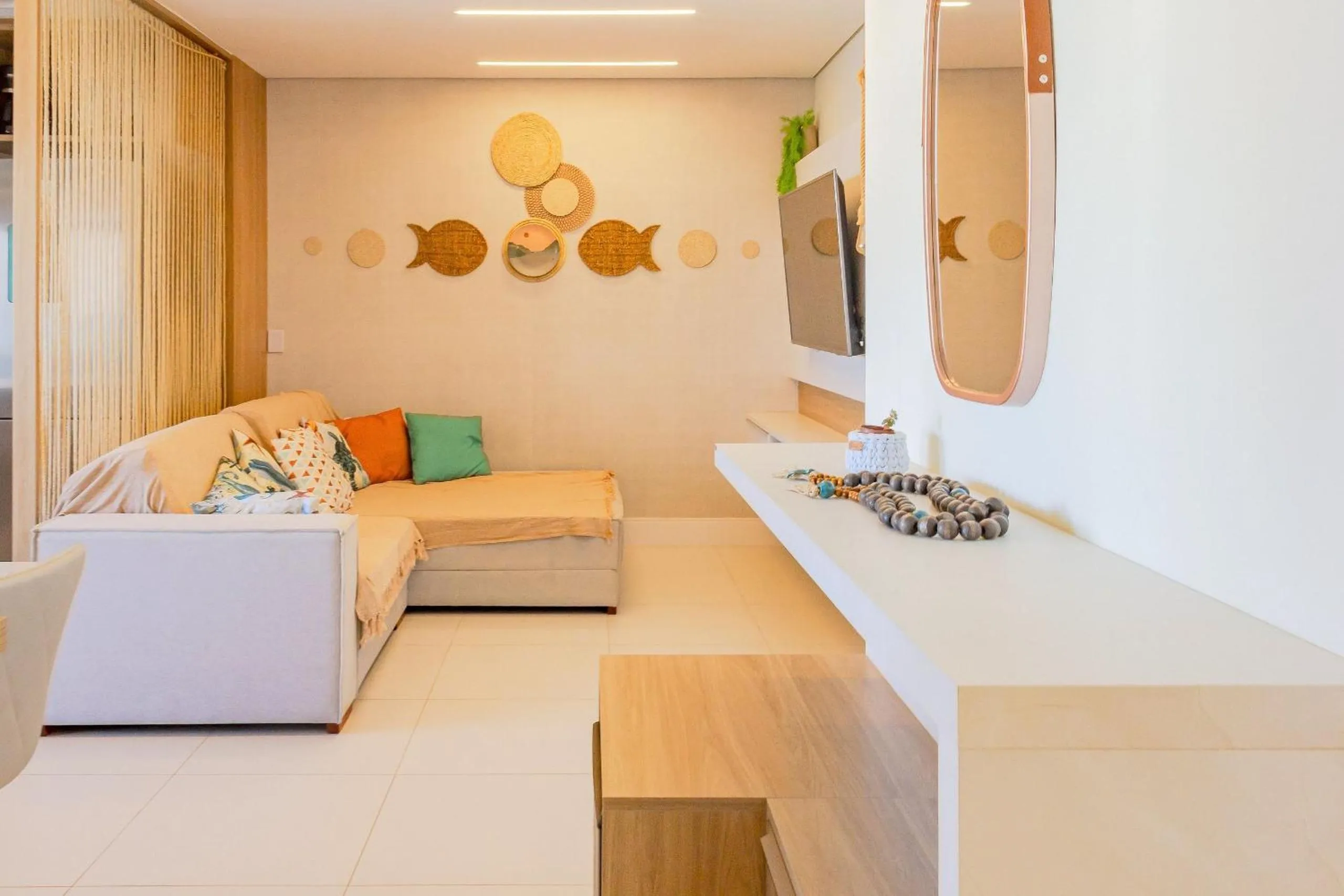 Living room, Bed in Venice Home Club - Balneário Piçarras