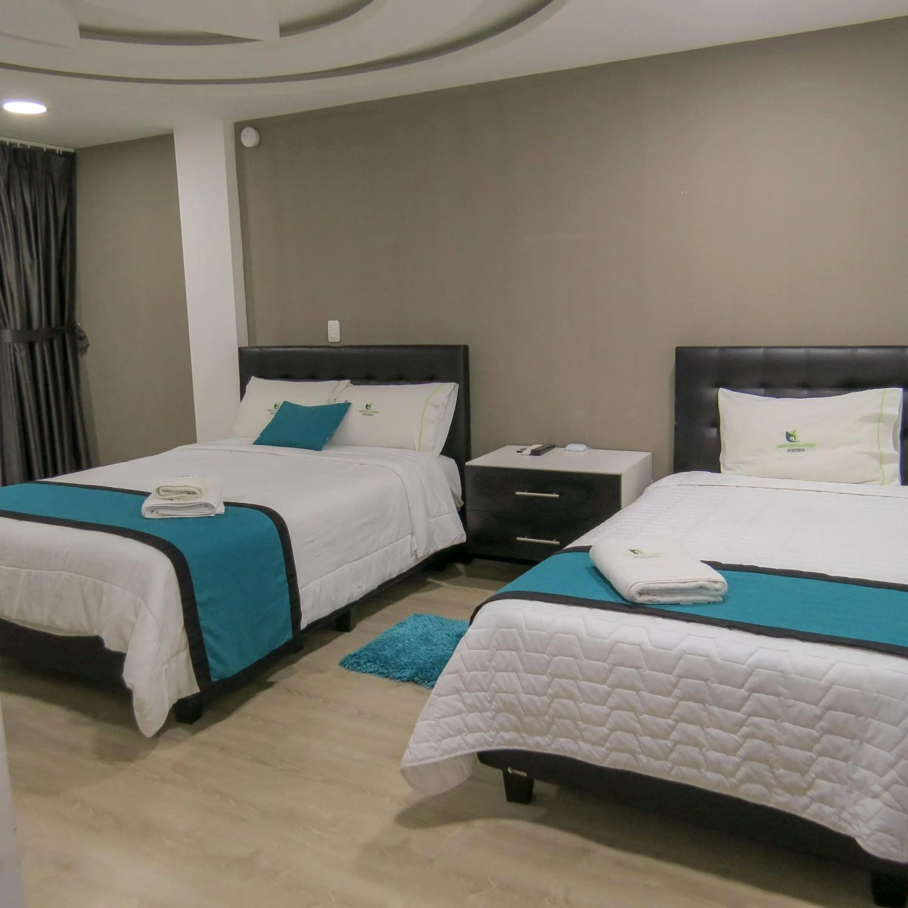 Bed in Hosteria Airport Garden