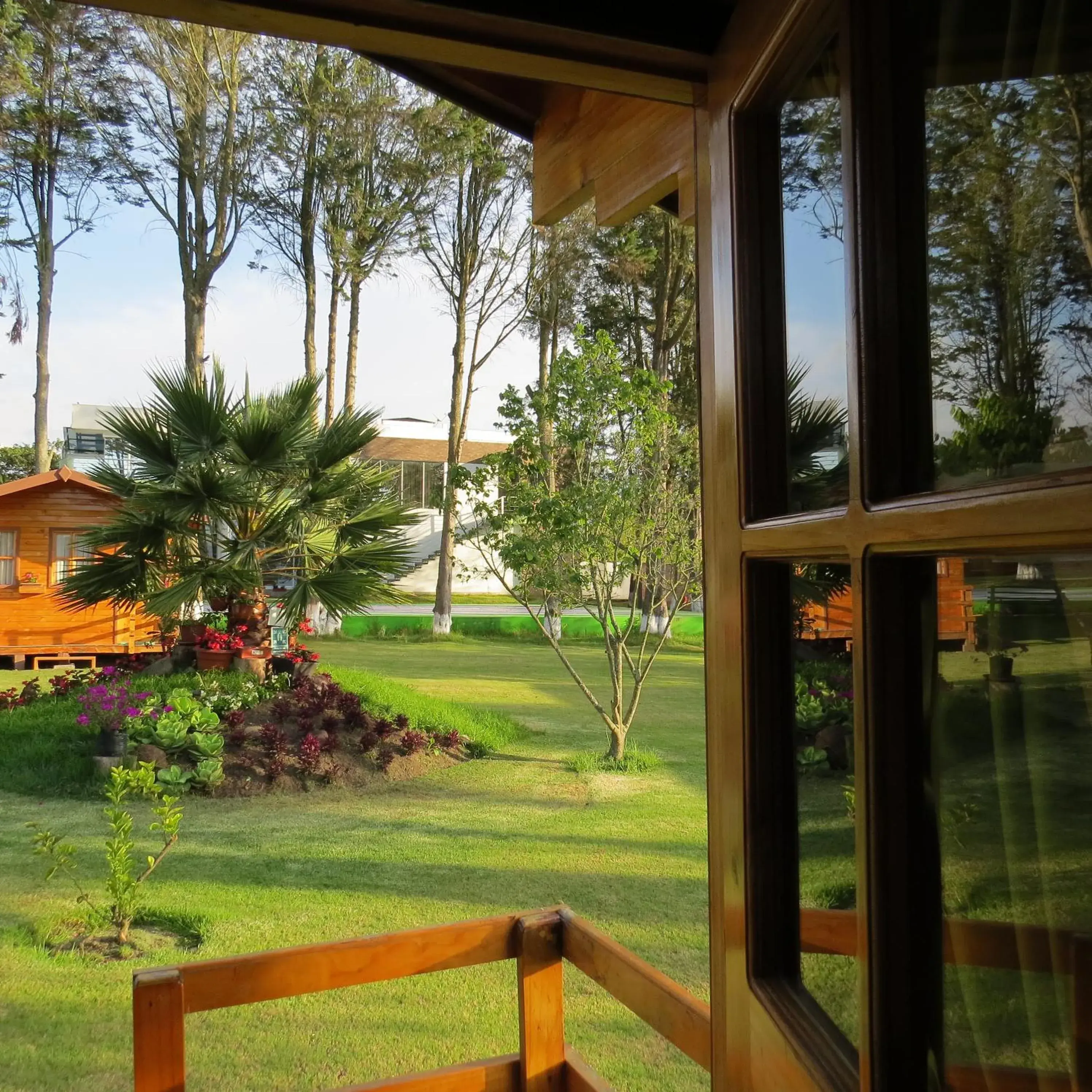 Garden view in Hosteria Airport Garden Garden view in Hosteria Airport Garden