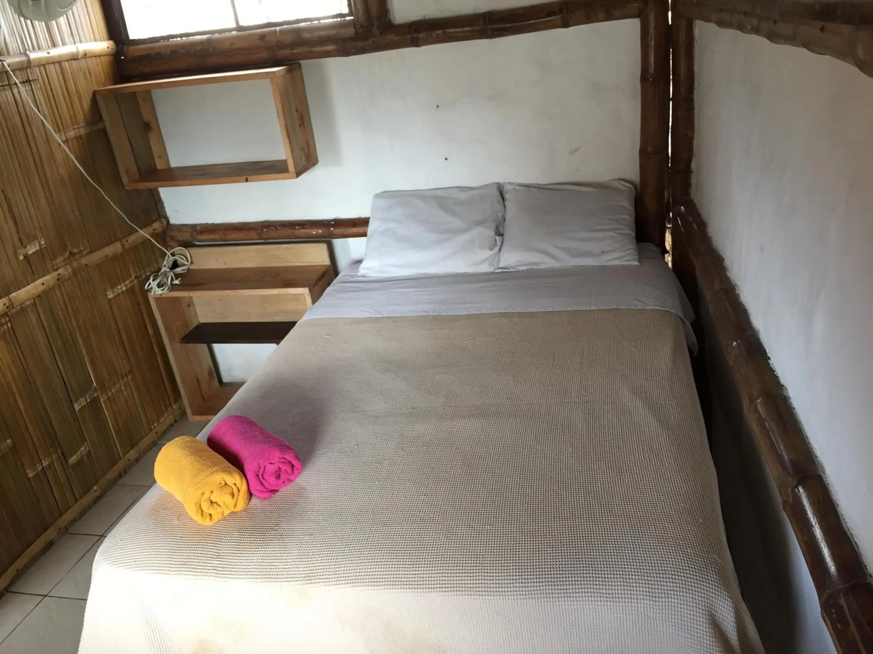 Bed in La Facha Hostal Restaurant Surf