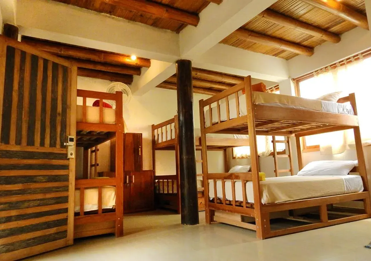 Bed in 6-Bed Mixed Dormitory Room in La Facha Hostal Restaurant Surf Bed in 6-Bed Mixed Dormitory Room in La Facha Hostal Restaurant Surf