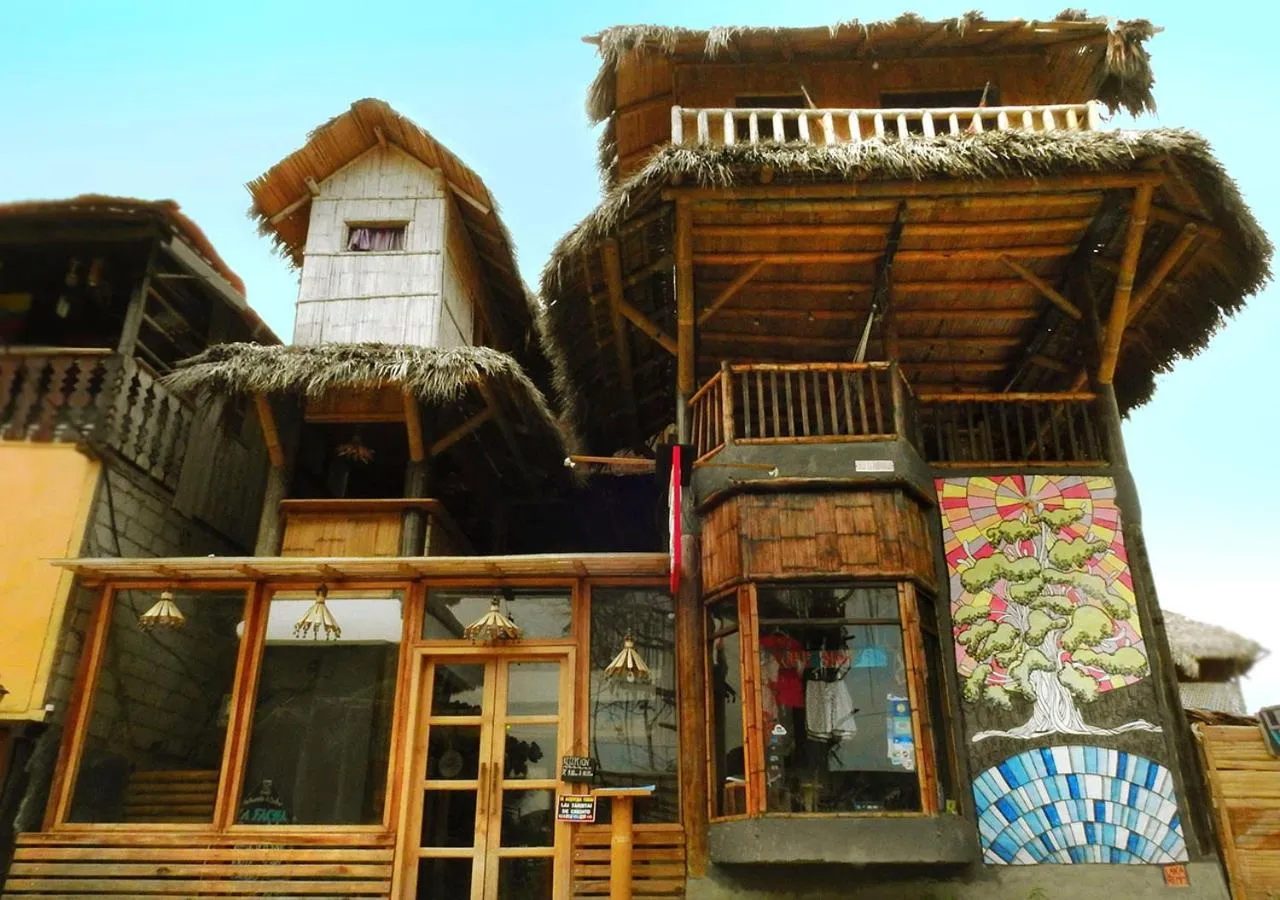 Lobby or reception in La Facha Hostal Restaurant Surf