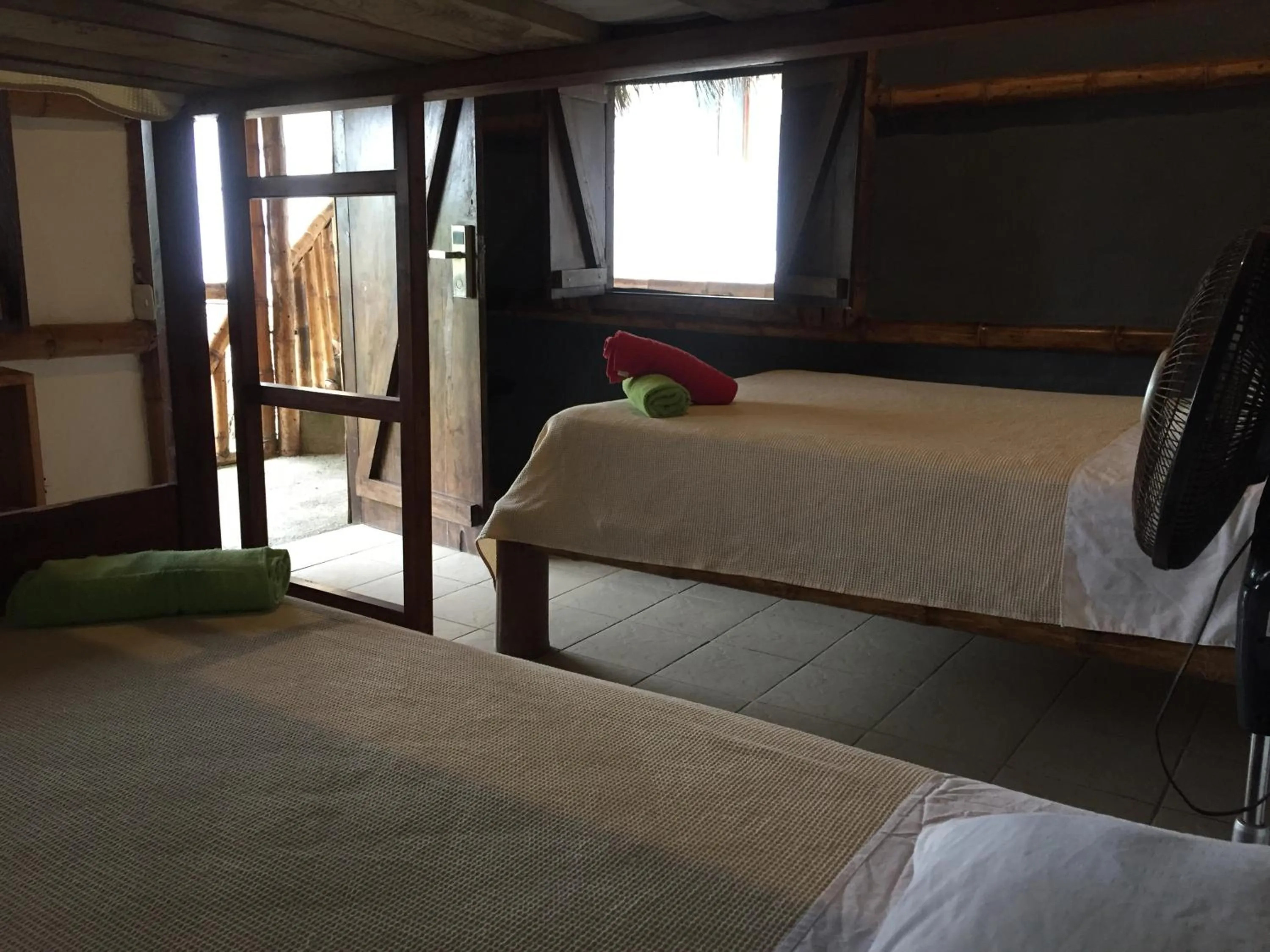 Photo of the whole room, Bed in La Facha Hostal Restaurant Surf