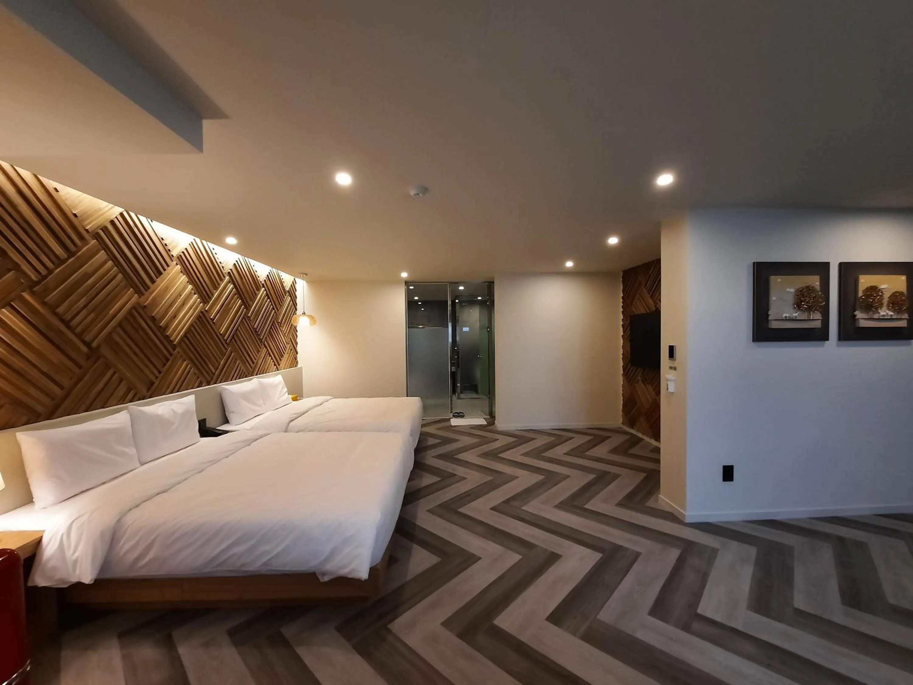 Bed in Rein Hotel Busan Yeonsan