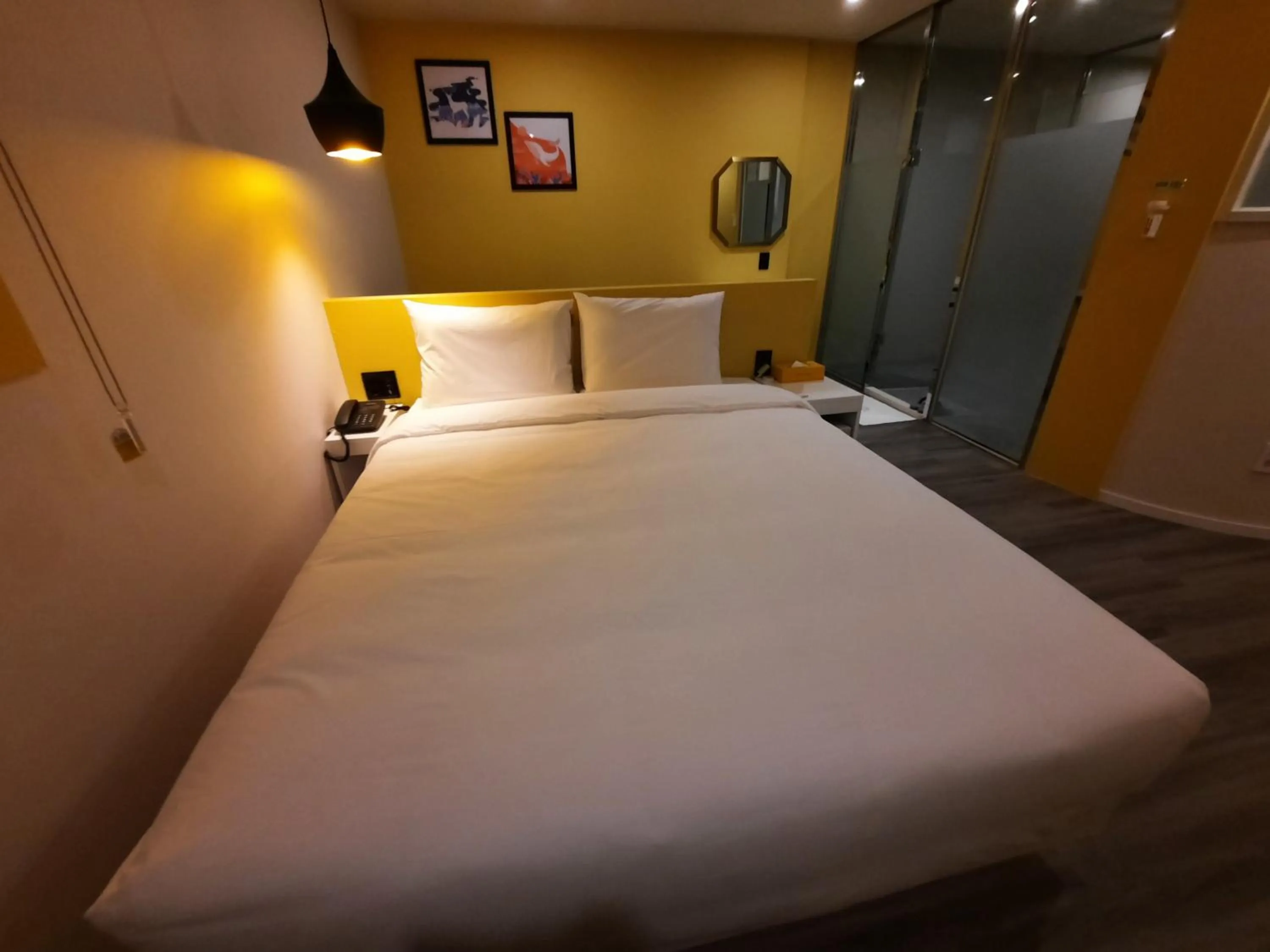 Bed in Rein Hotel Busan Yeonsan
