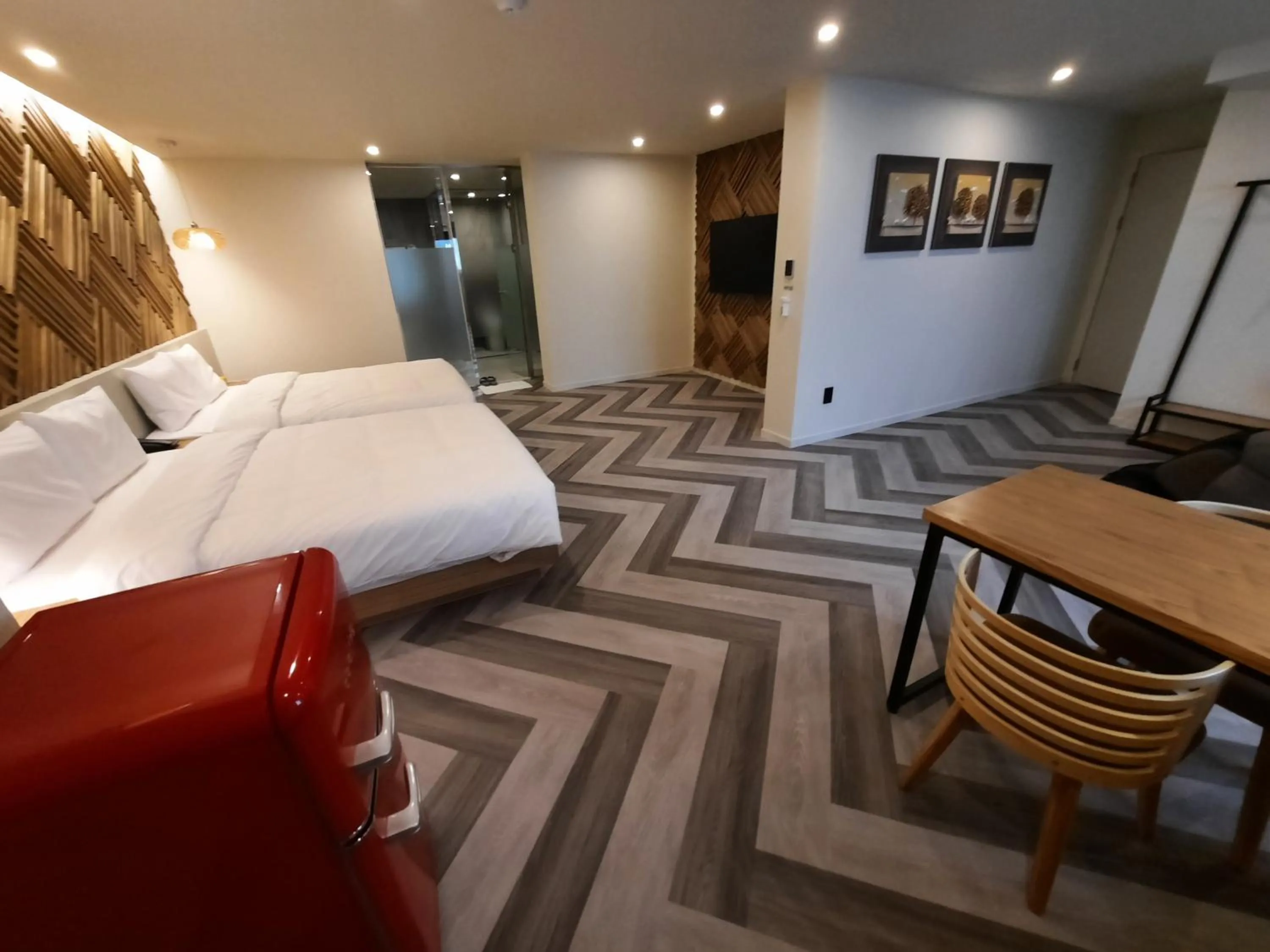 Bed in Rein Hotel Busan Yeonsan