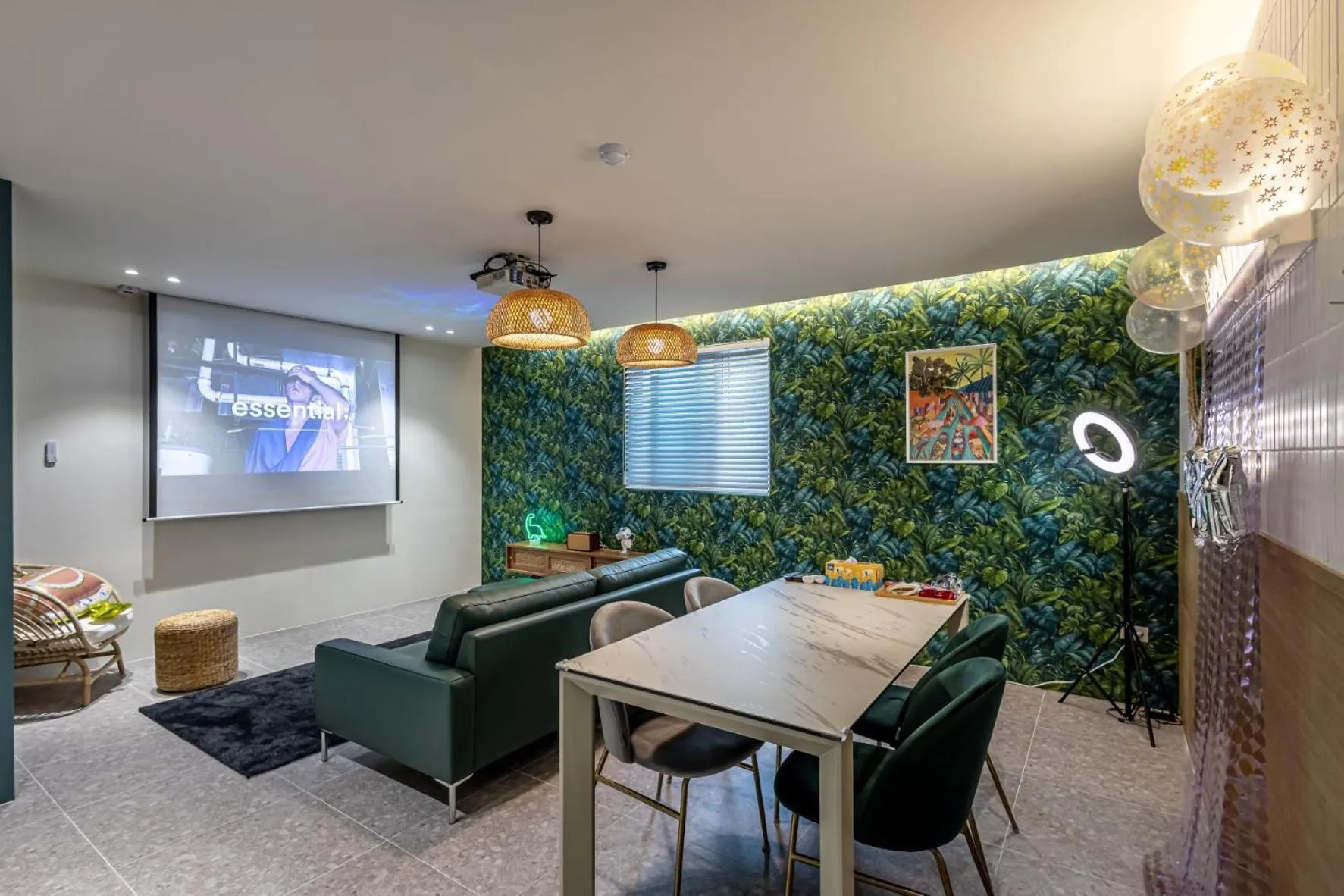 Living room in Pavilla Hotel