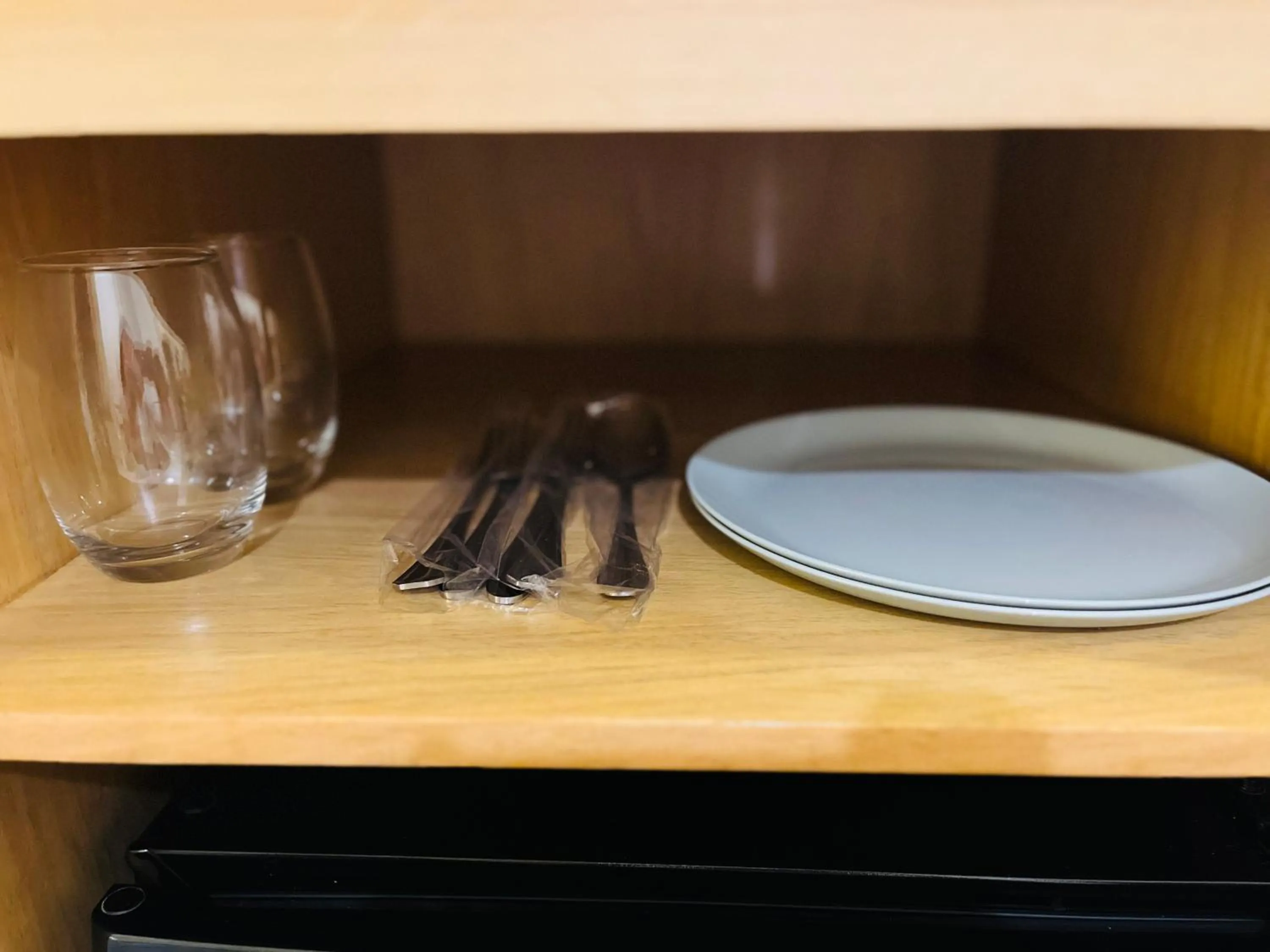 Kitchen or kitchenette in Quarto de hotel de luxo Congonhas