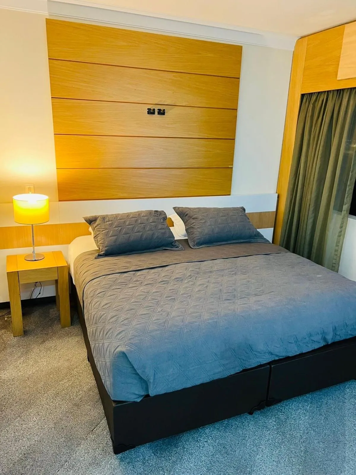 Bed in Quarto de hotel de luxo Congonhas