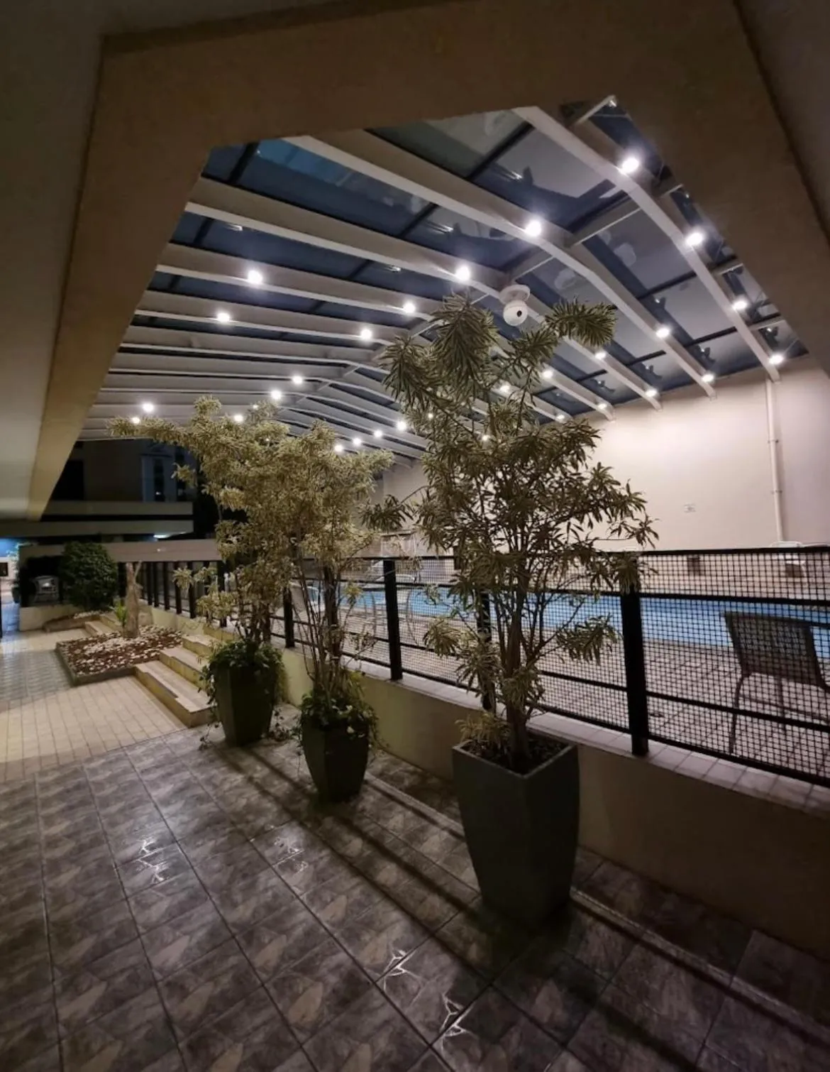 Swimming pool in Quarto de hotel de luxo Congonhas