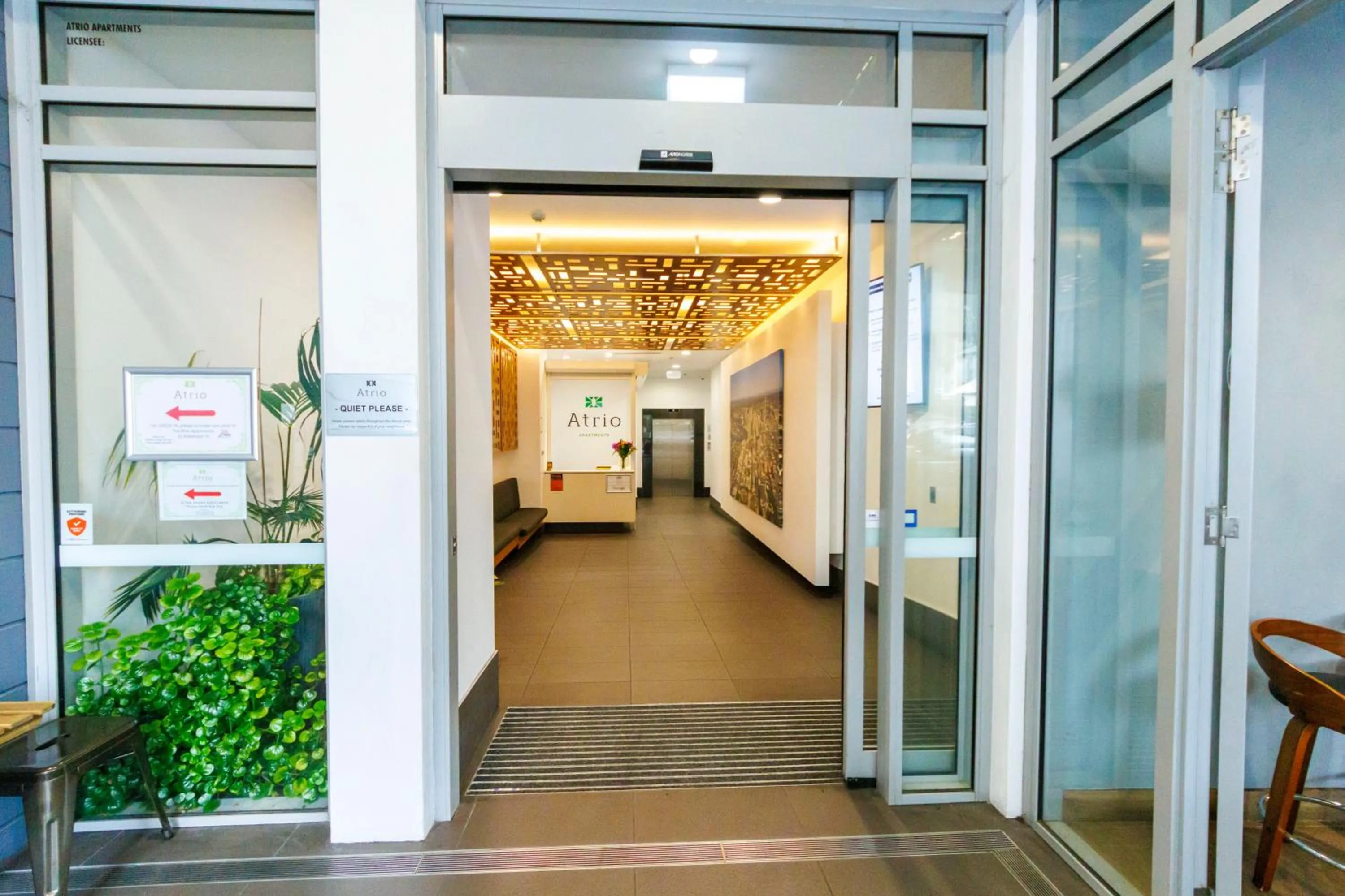 Facade/entrance in Atrio Apartments