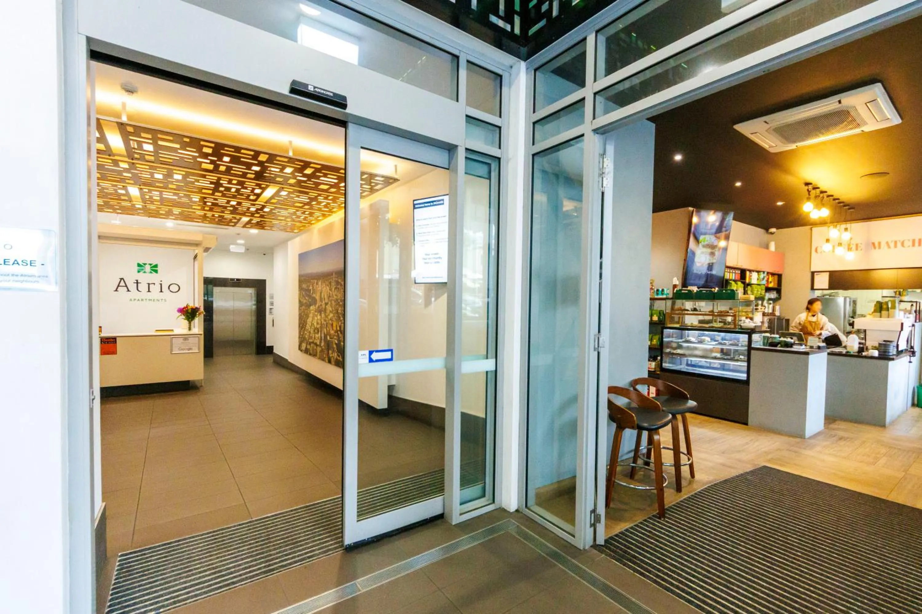 Facade/entrance in Atrio Apartments