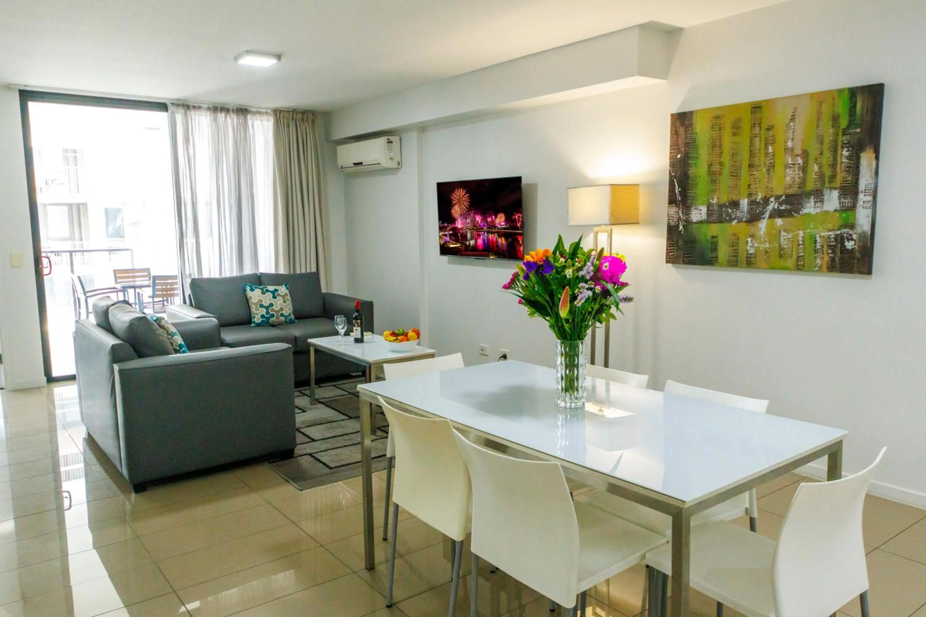 Living room in Atrio Apartments