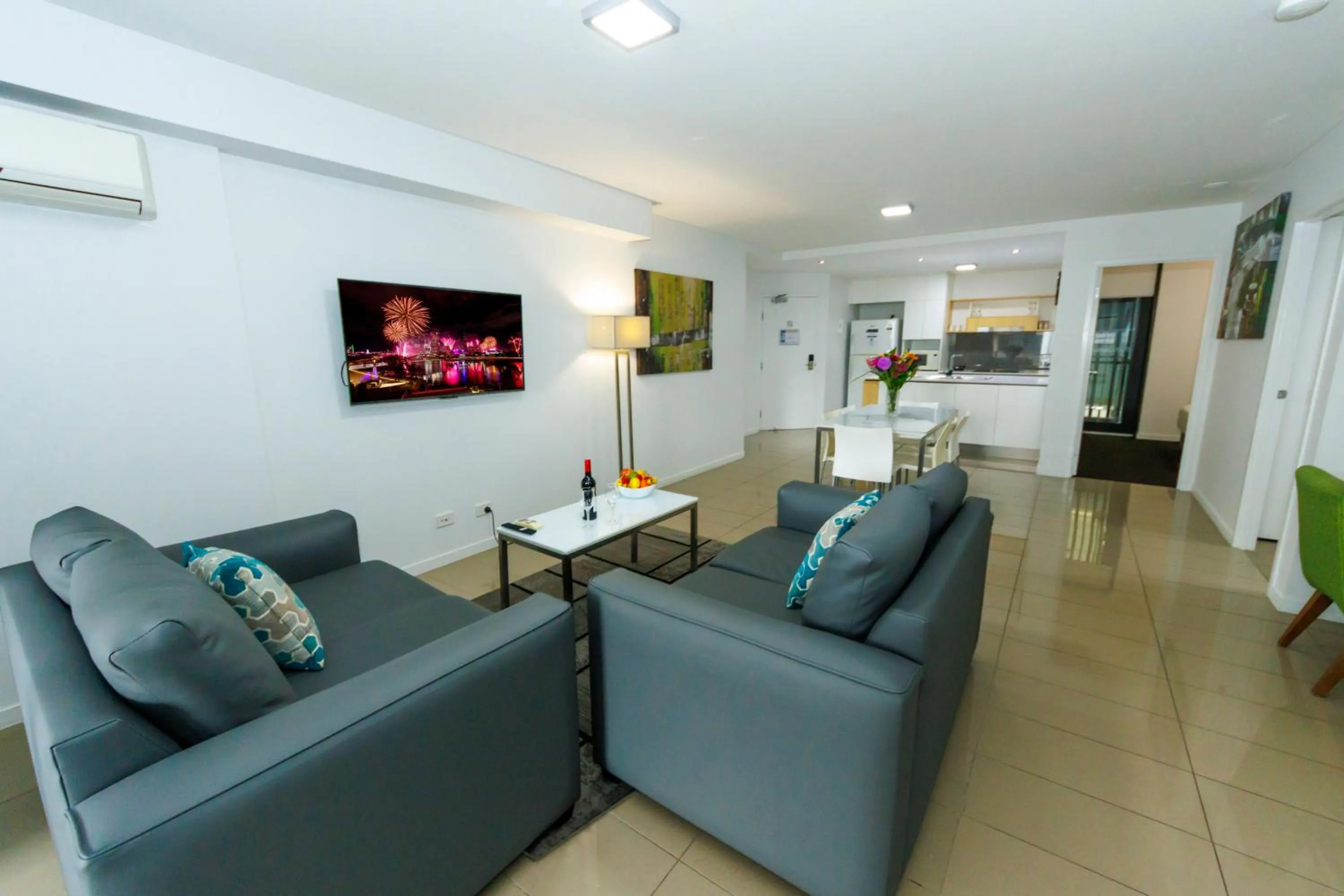 Living room in Atrio Apartments