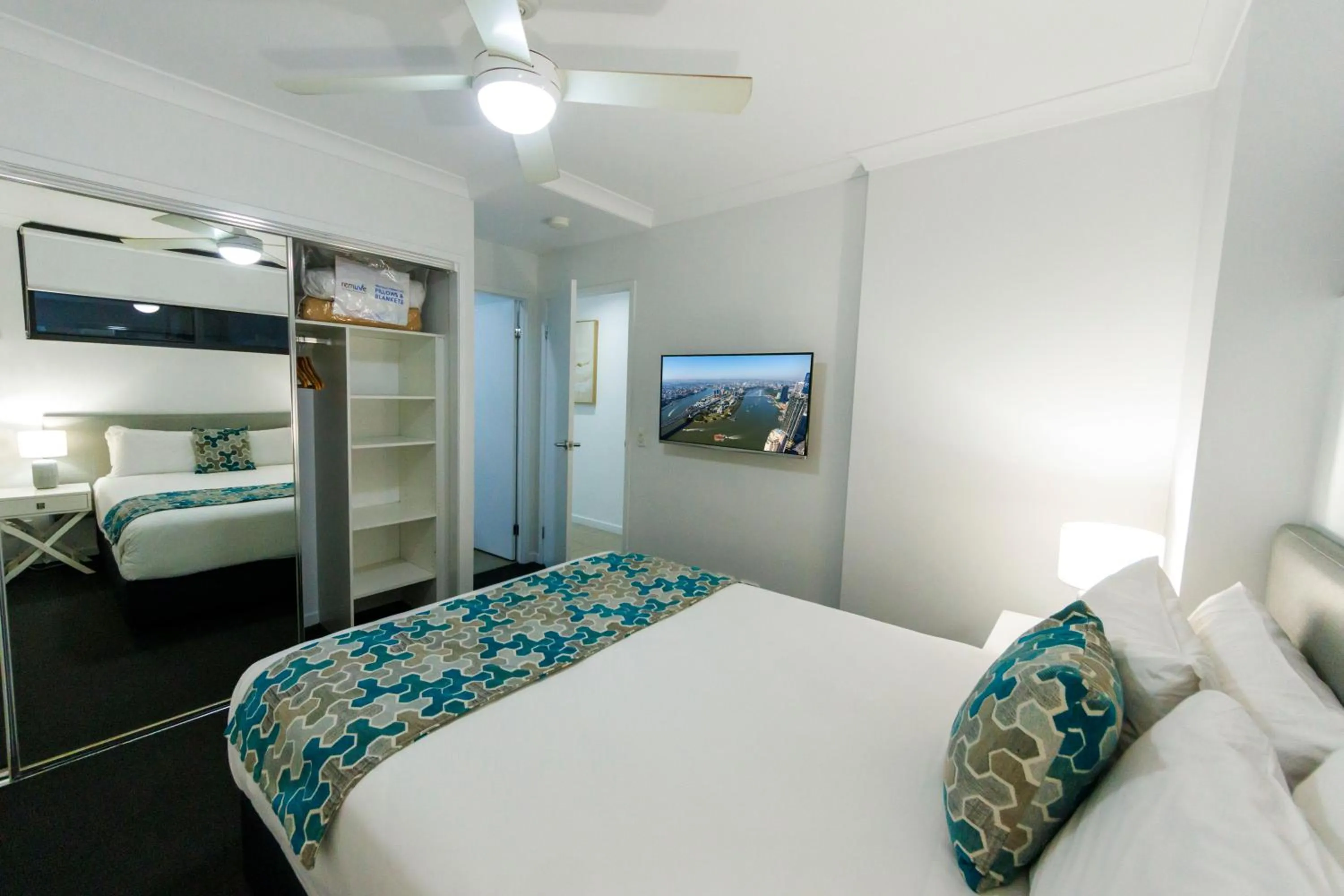 Bedroom, Bed in Atrio Apartments