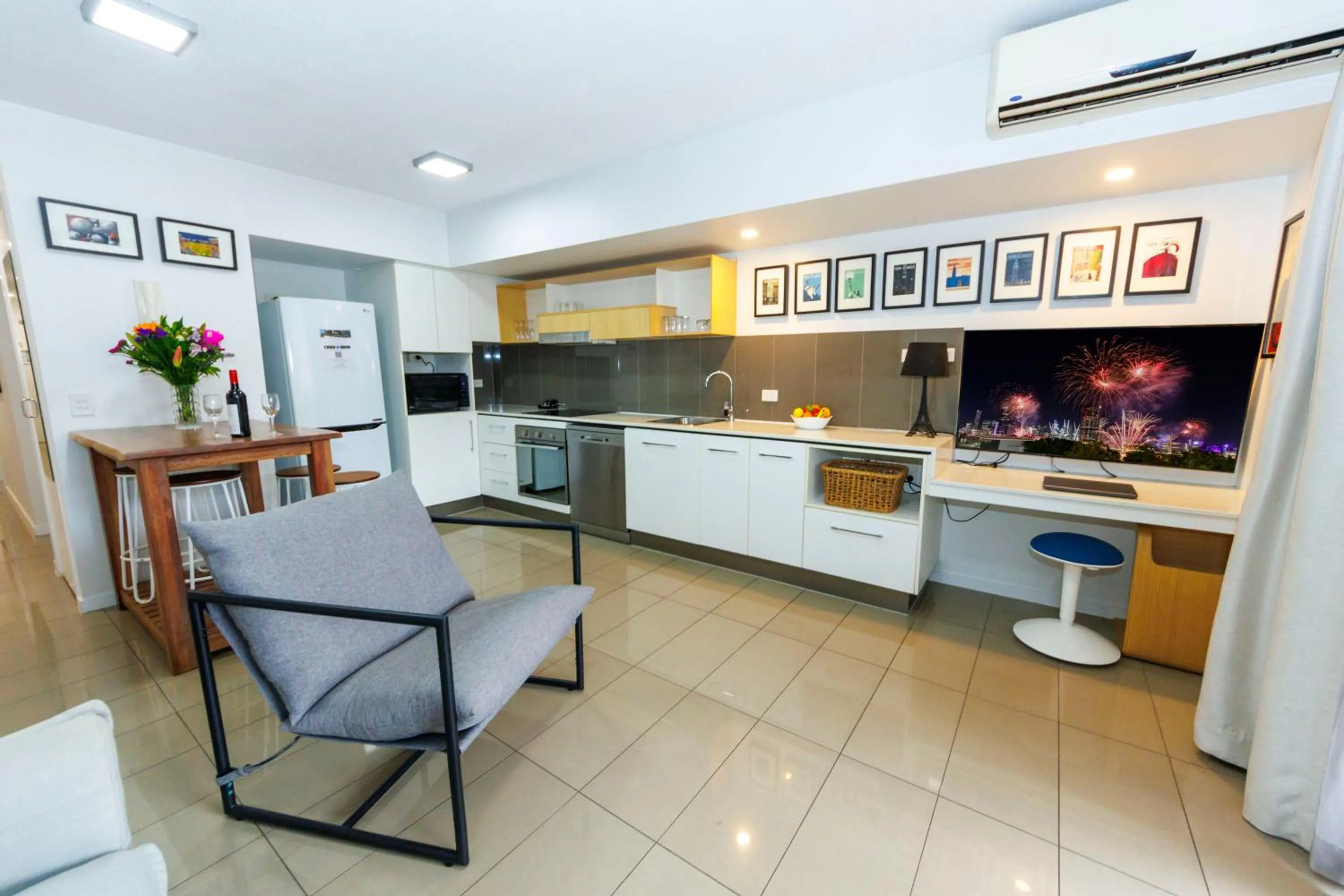 Living room in Atrio Apartments